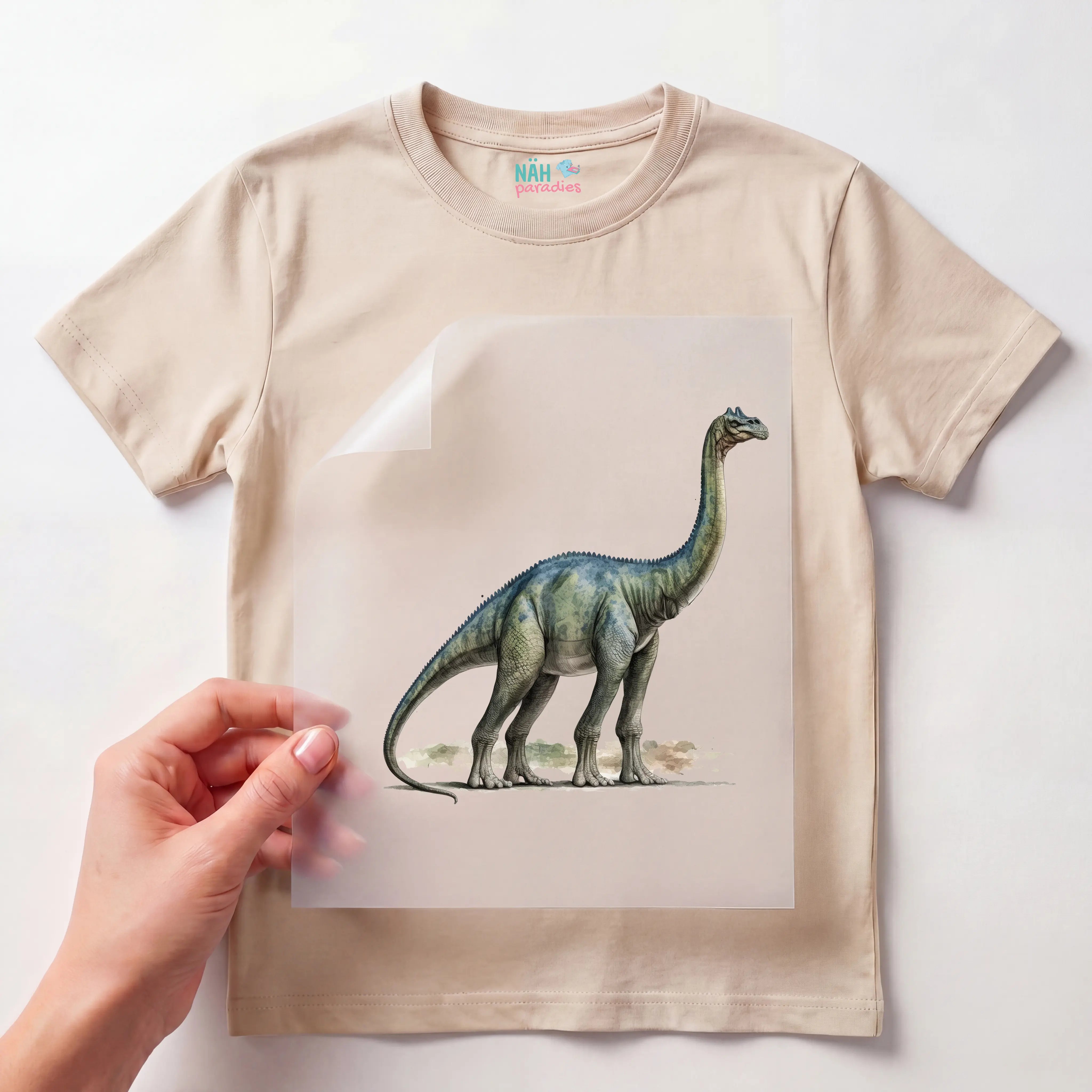 Bügelbild Brachiosaurus Dinosaurier