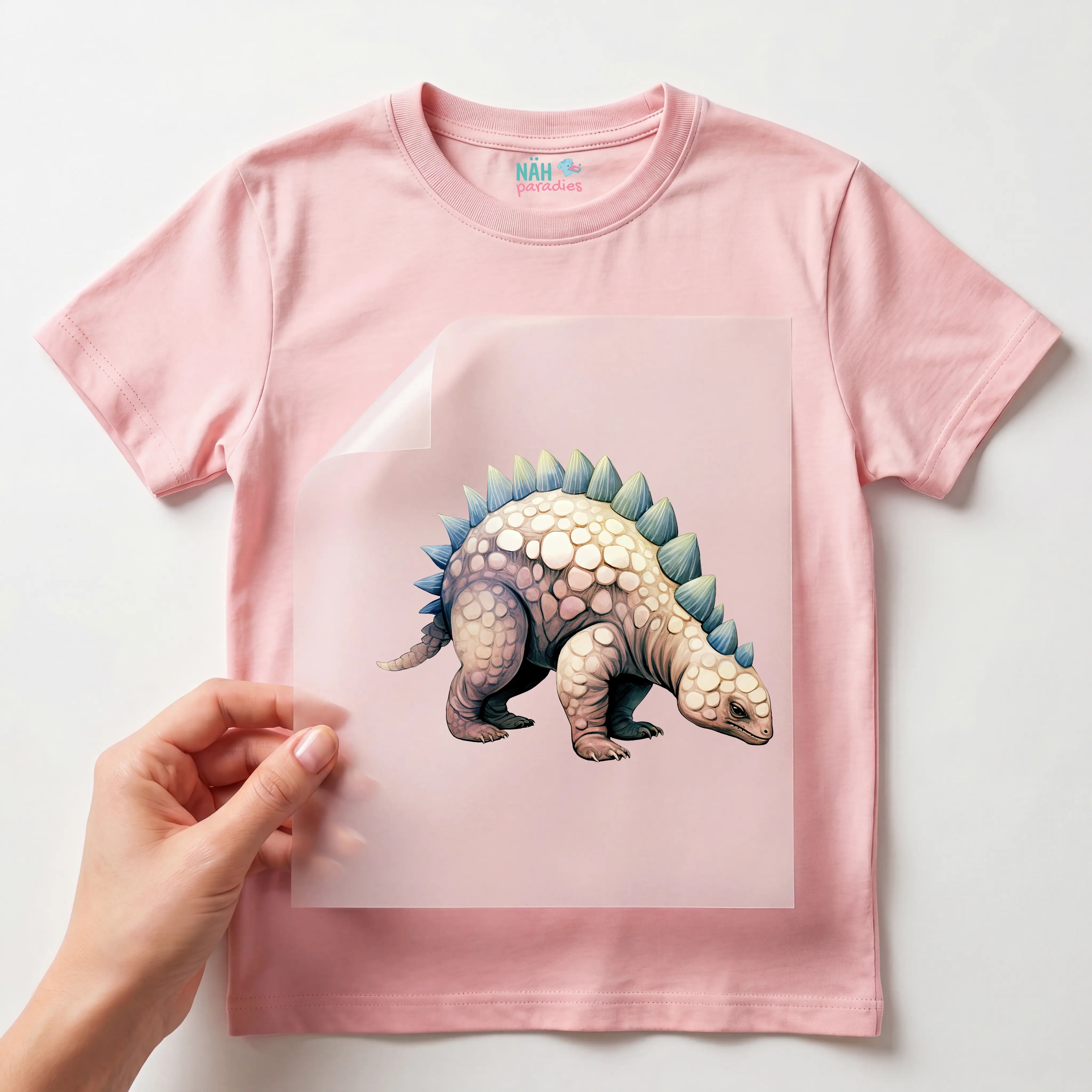 Bügelbild Dinosaurier Stegosaurus