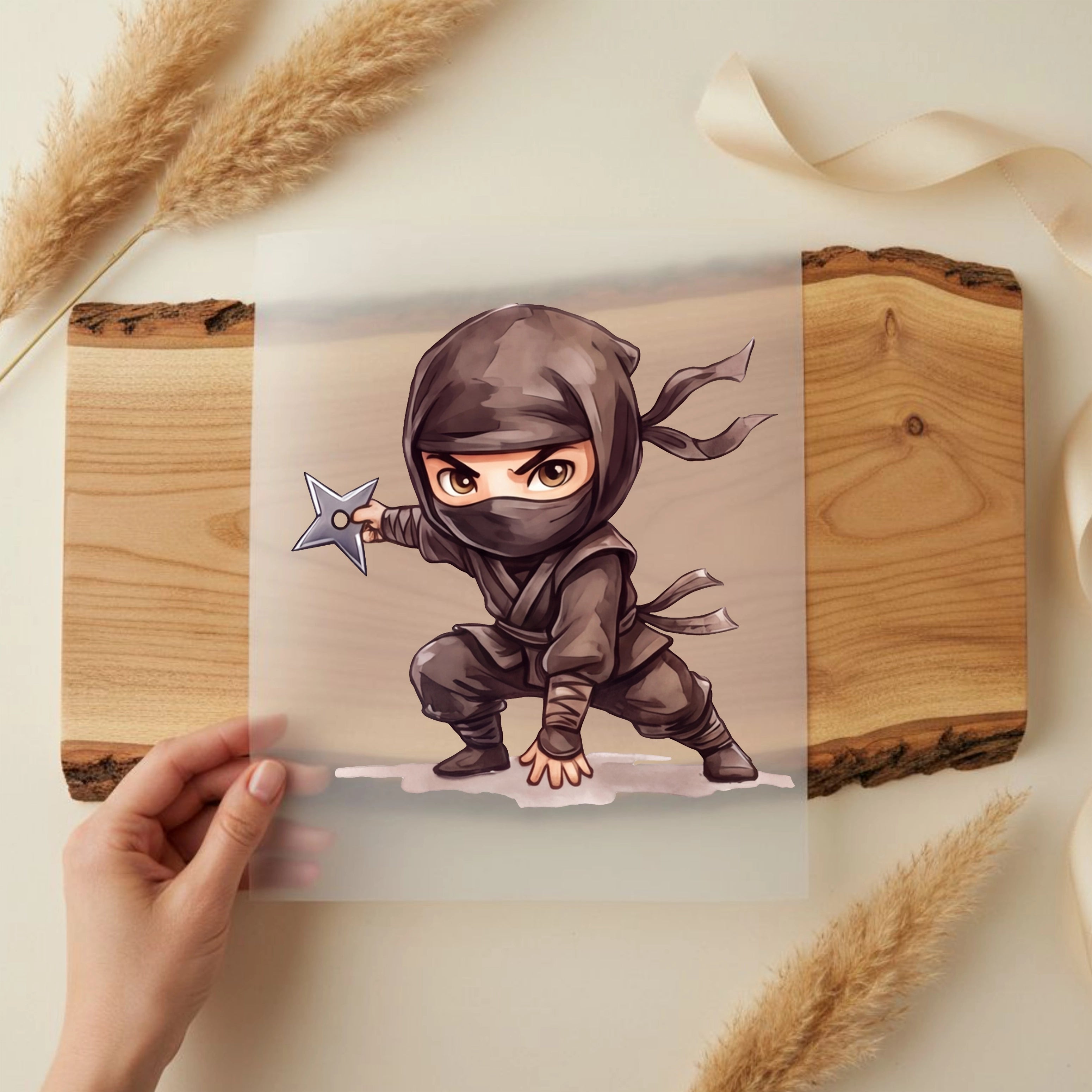 Bügelbild little Ninja