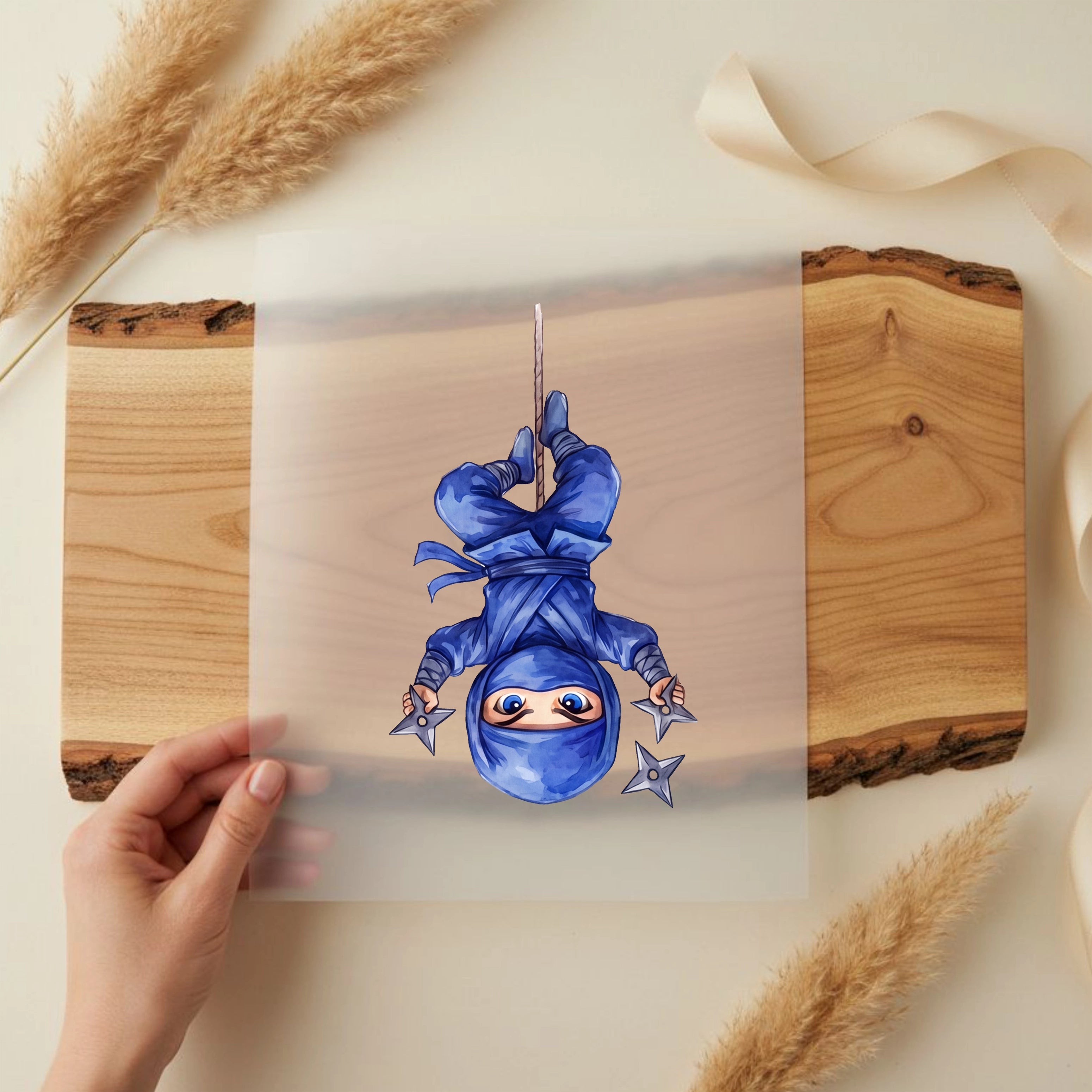Bügelbild little Ninja