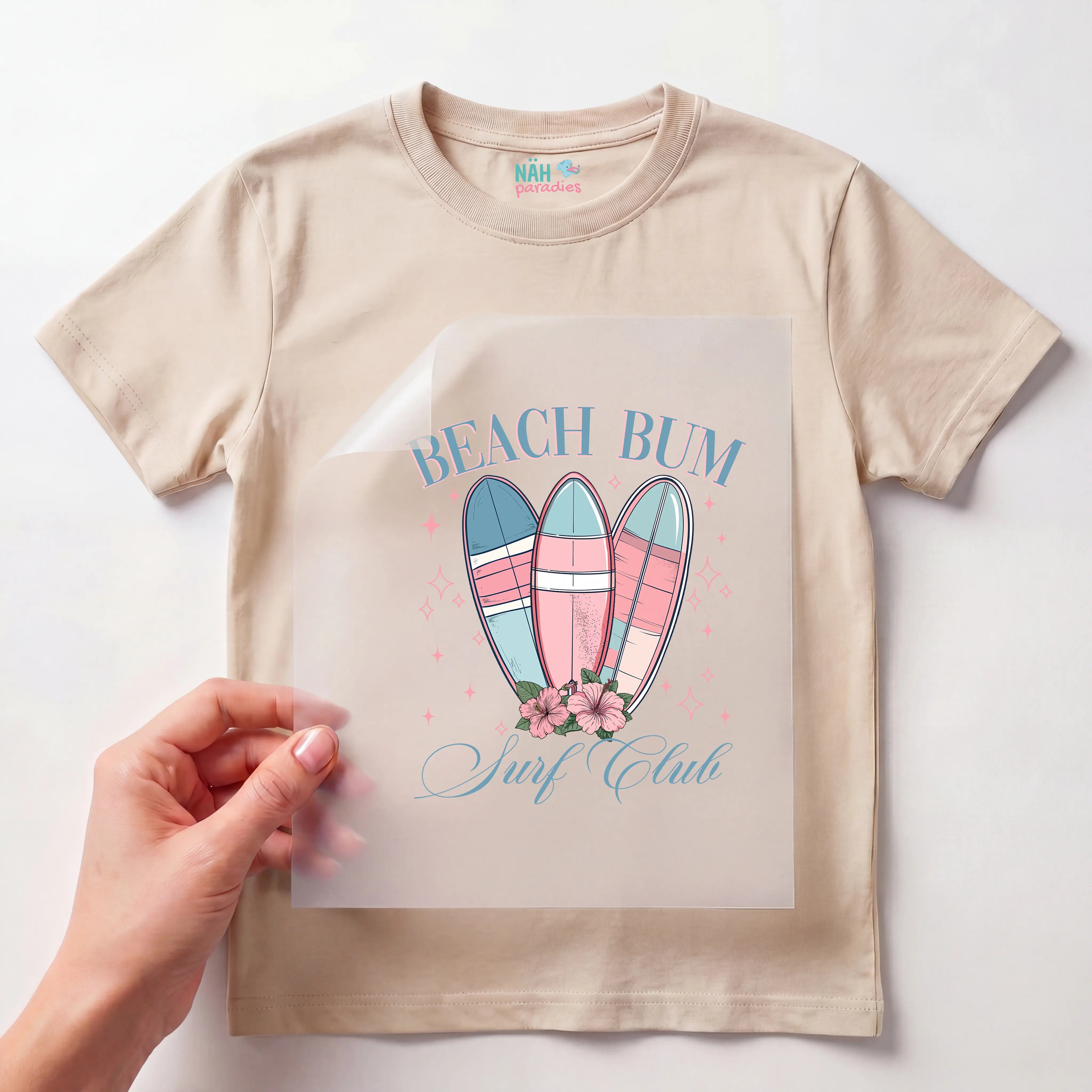 Bügelbild Beach Bum Surf Club