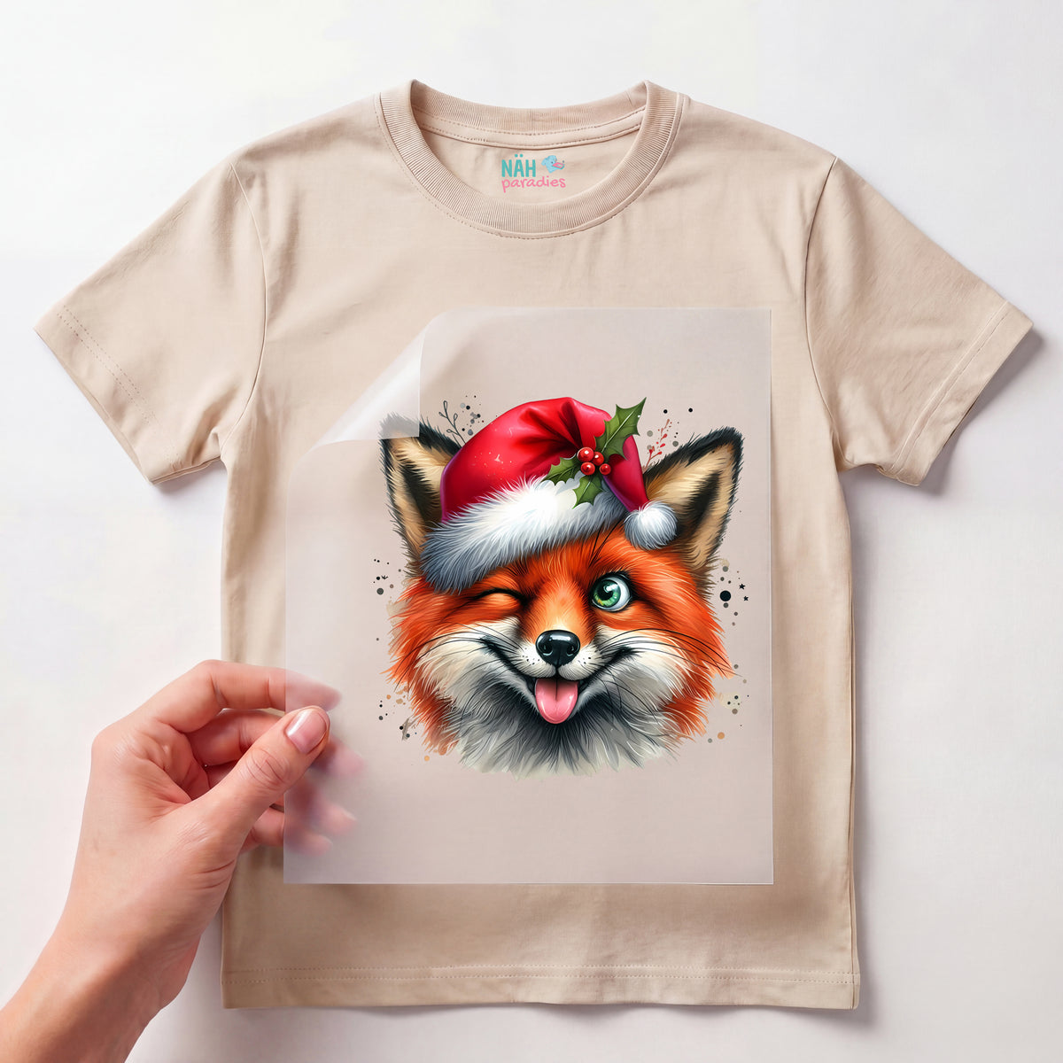Bügelbild Fuchs Frostnase