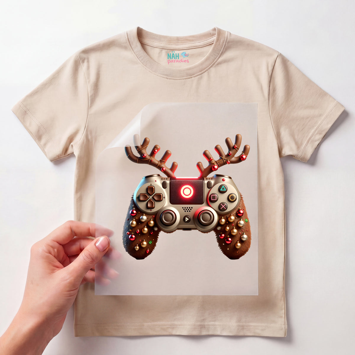Bügelbild Reindeer Christmas Controller