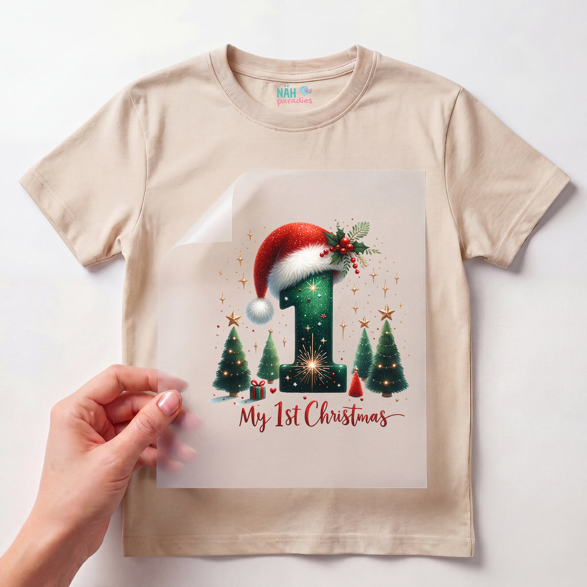 Bügelbild Mein 1. Weihnachten – Tannenzauber