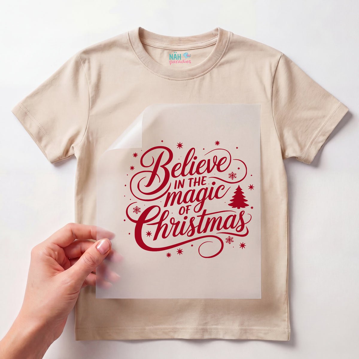 Bügelbild Belive in the Magic of Christmas