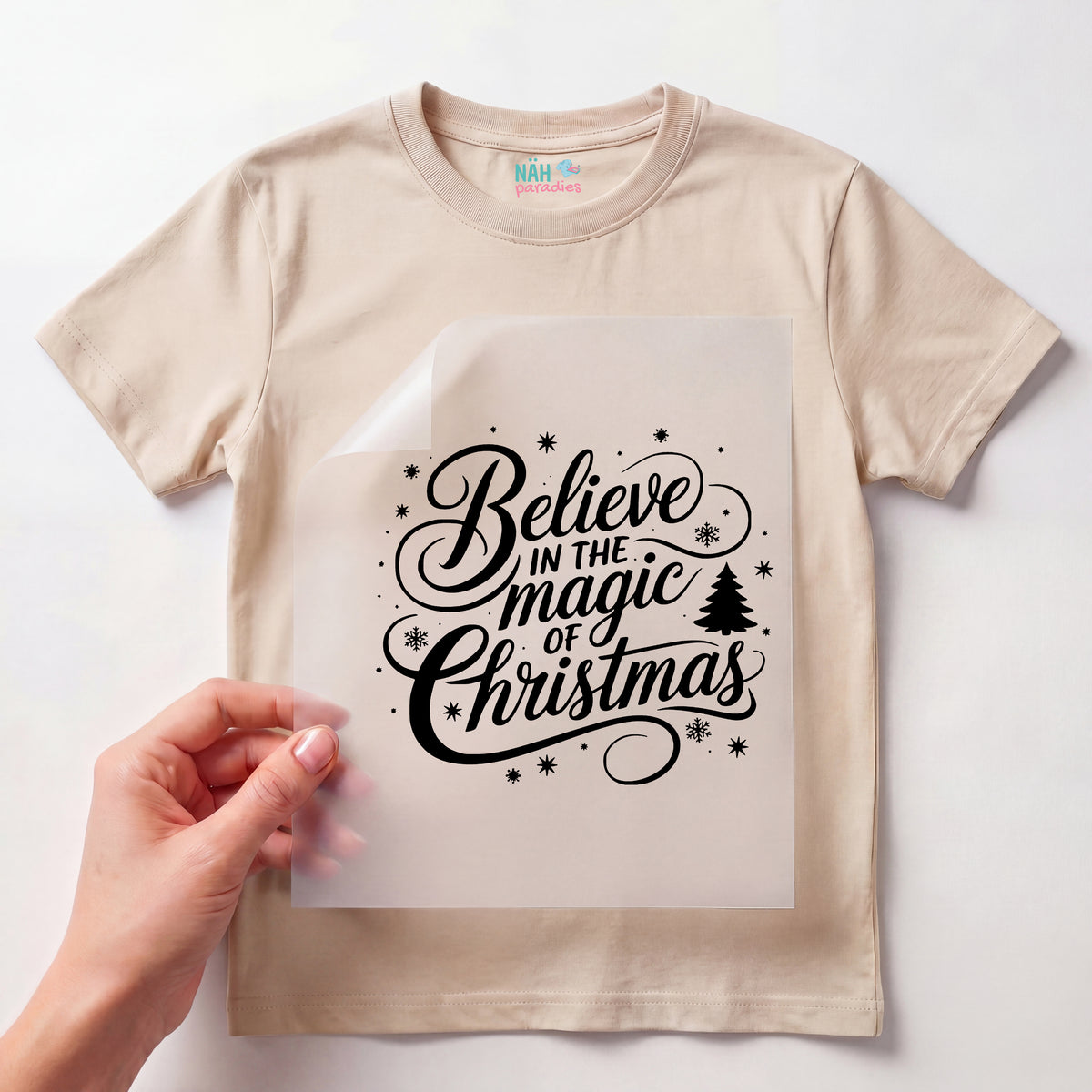 Bügelbild Belive in the Magic of Christmas