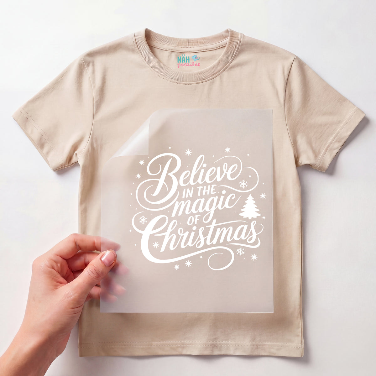 Bügelbild Belive in the Magic of Christmas