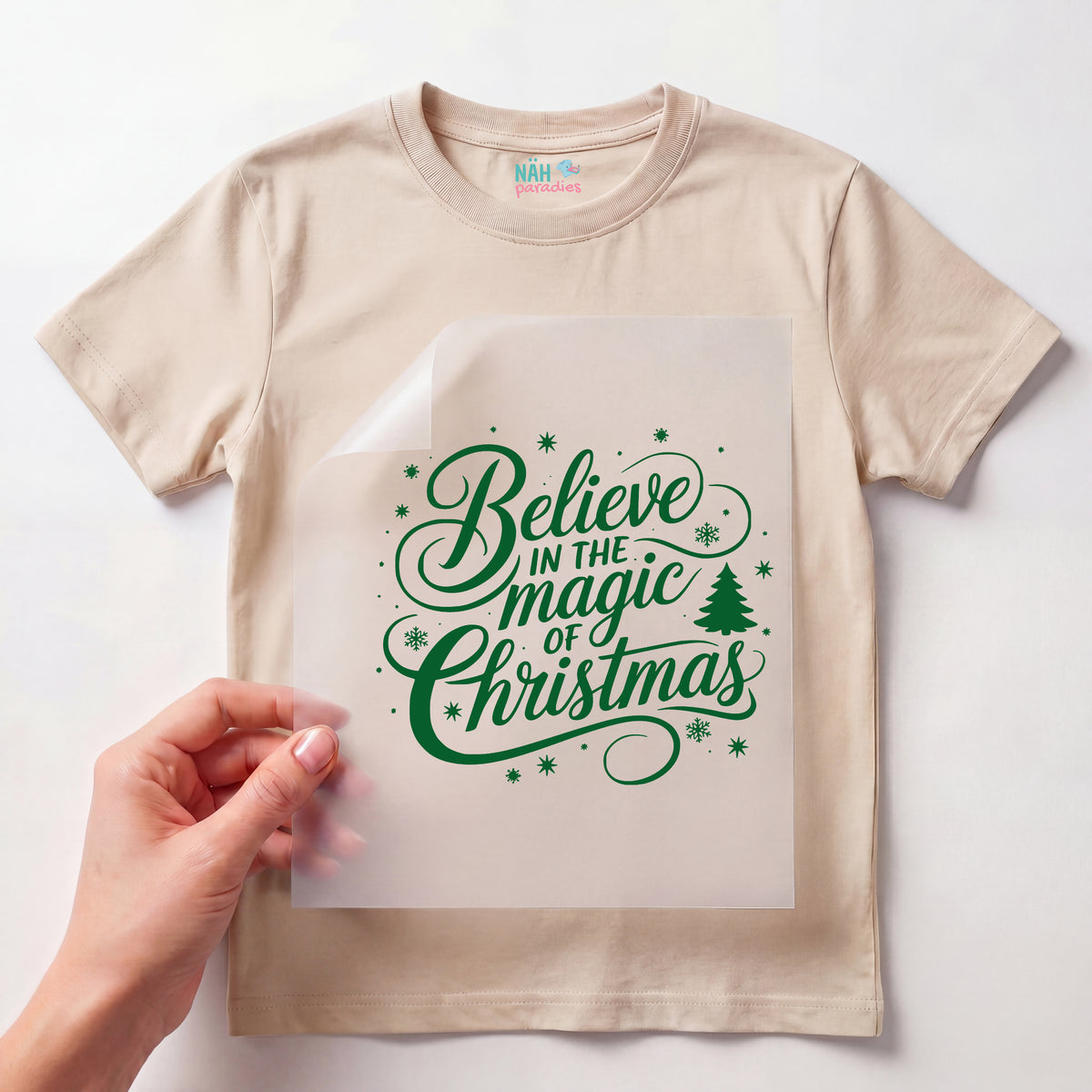 Bügelbild Belive in the Magic of Christmas