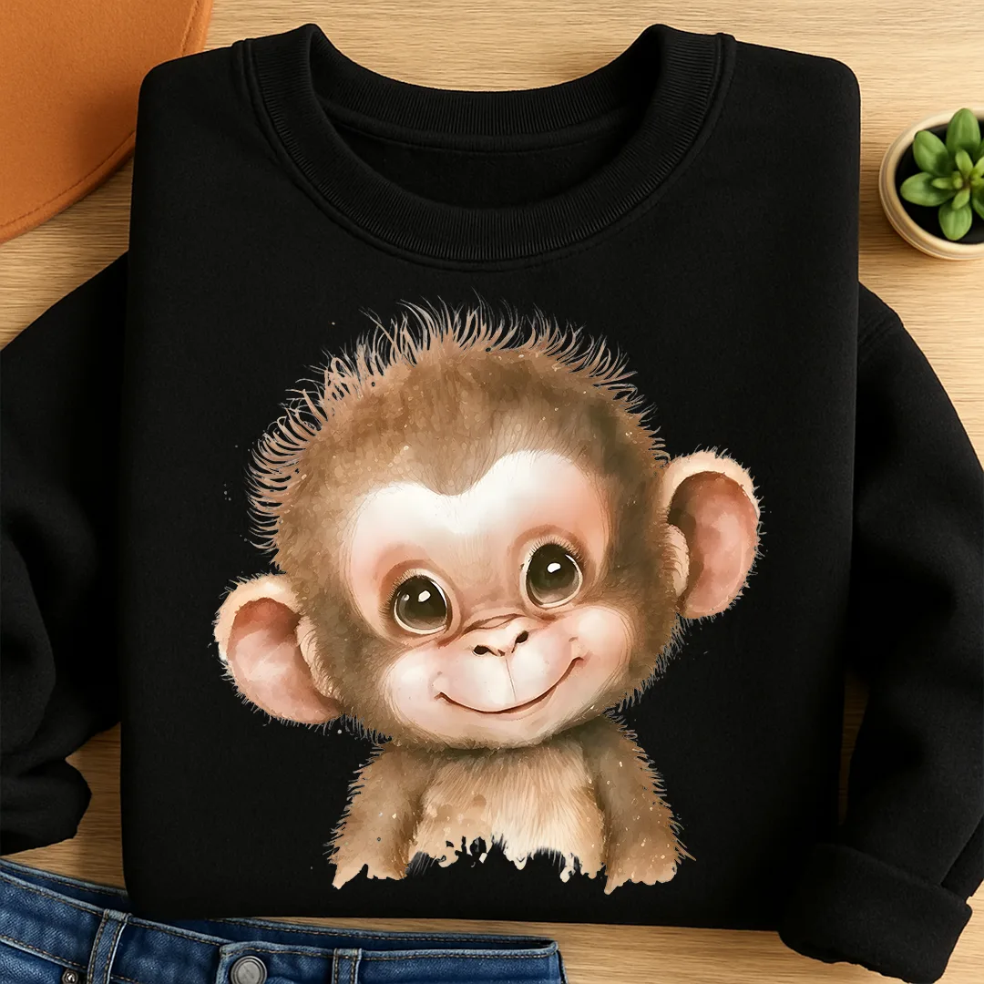 Bügelbild Äffchen Bobby