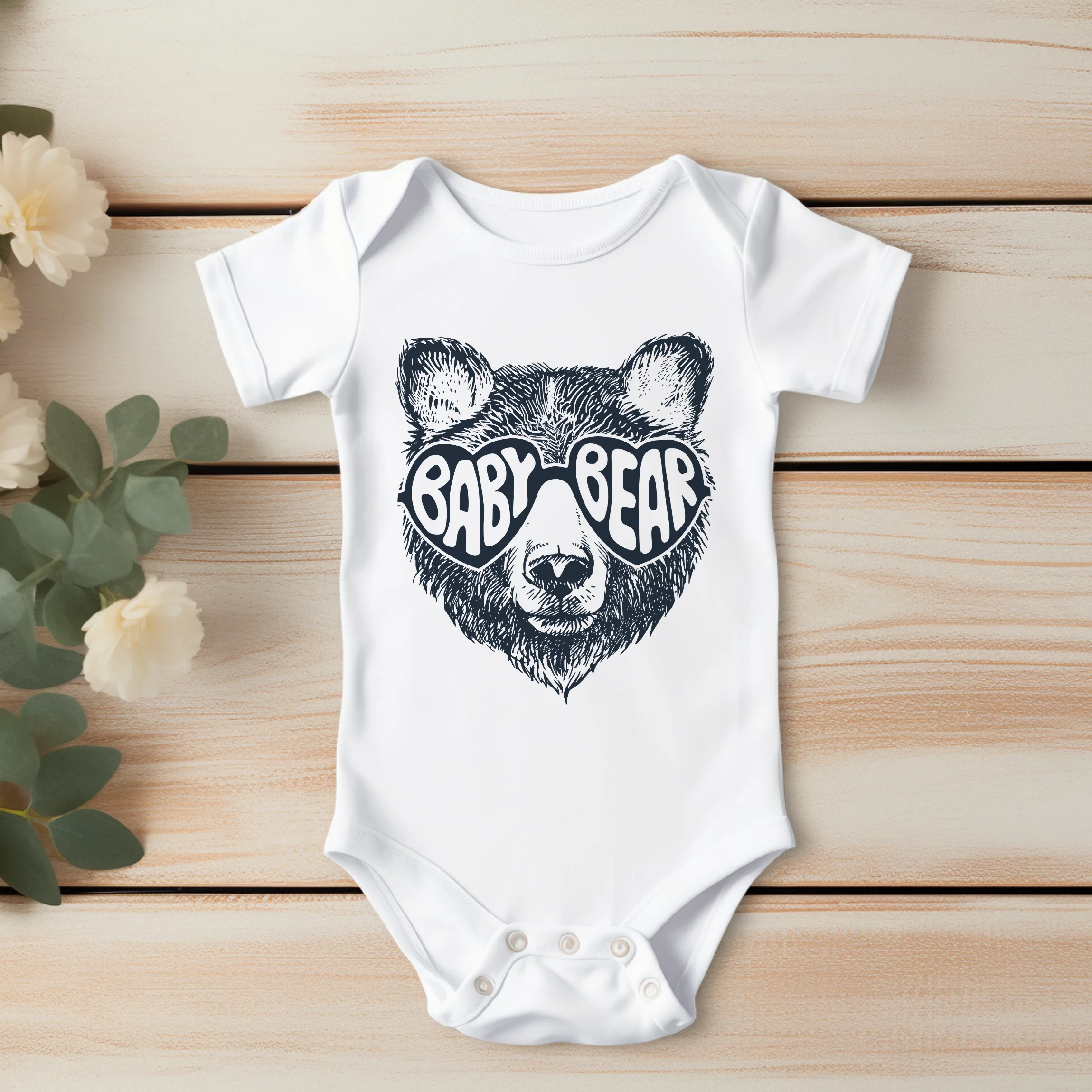 Bügelbild Baby Bear Blau