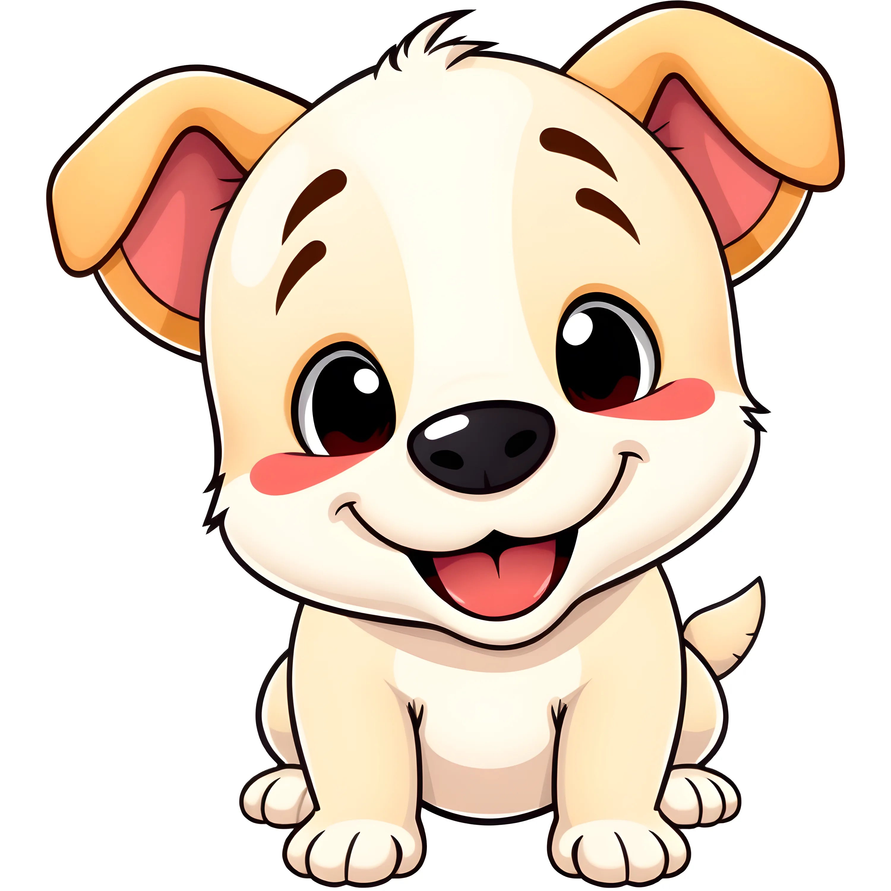 Glitzer Bügelbild Baby Hund