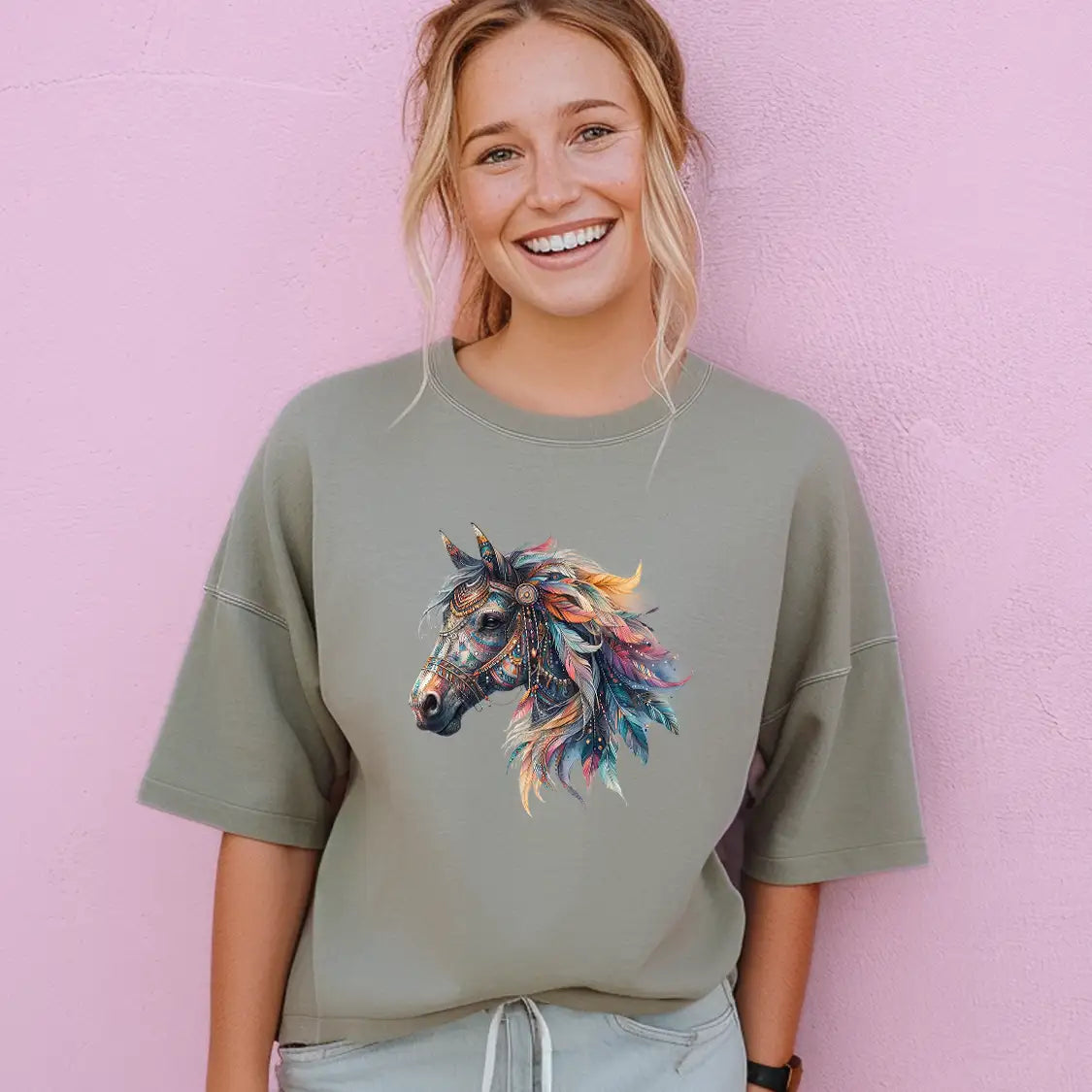 Bügelbild Boho Pferd Mystic Dream - S