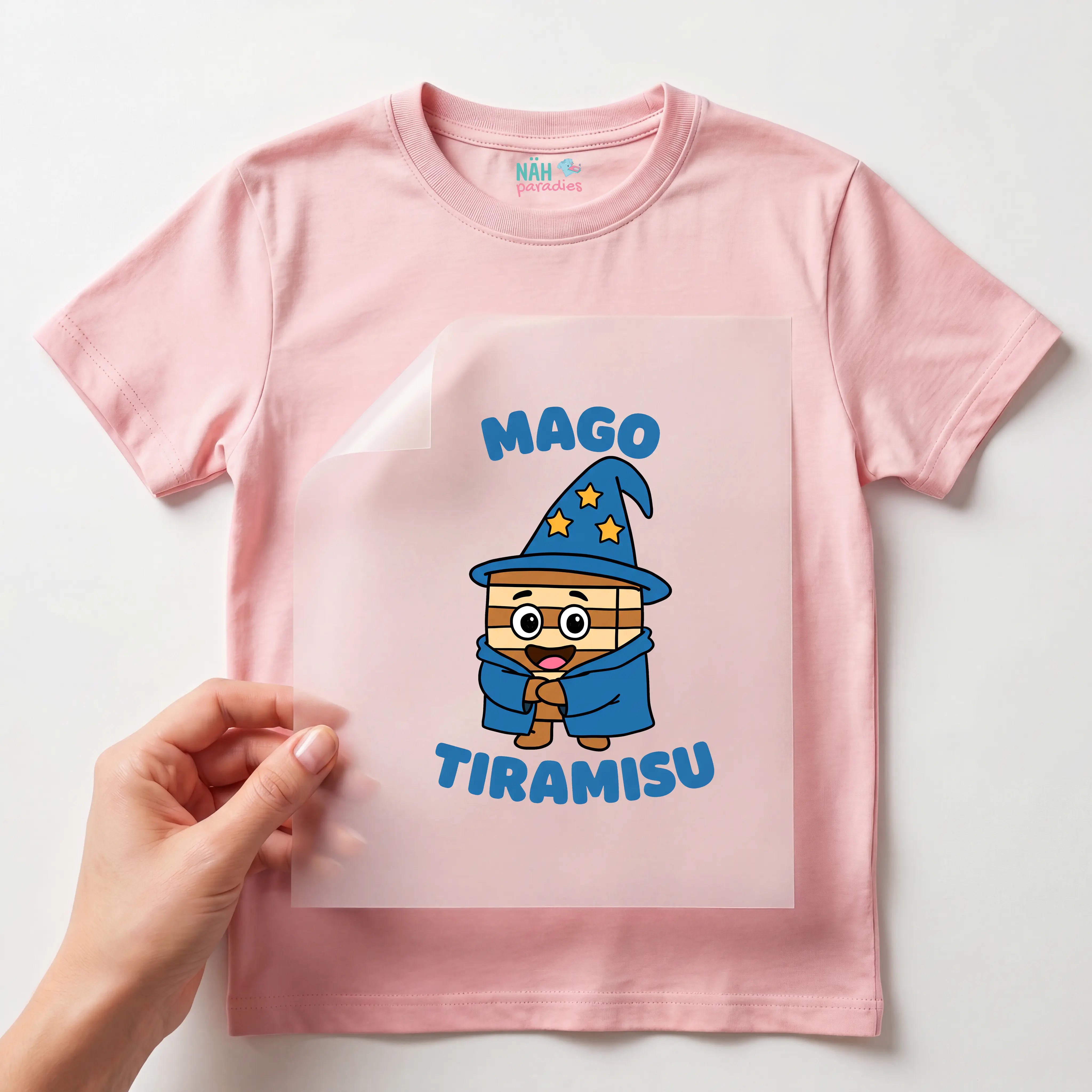 Bügelbild Italian Brainrot Mago Tiramisu