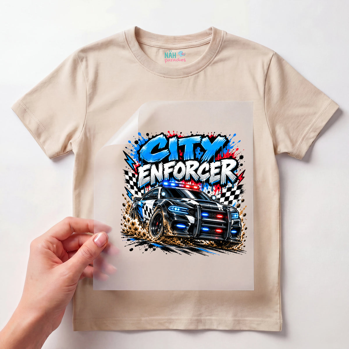 Bügelbild City Enforcer