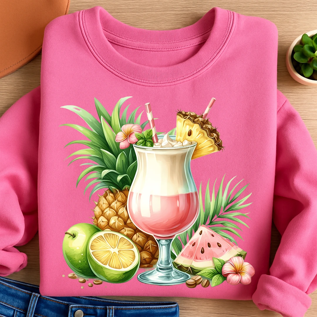 Bügelbild Cocktail Tropenmix