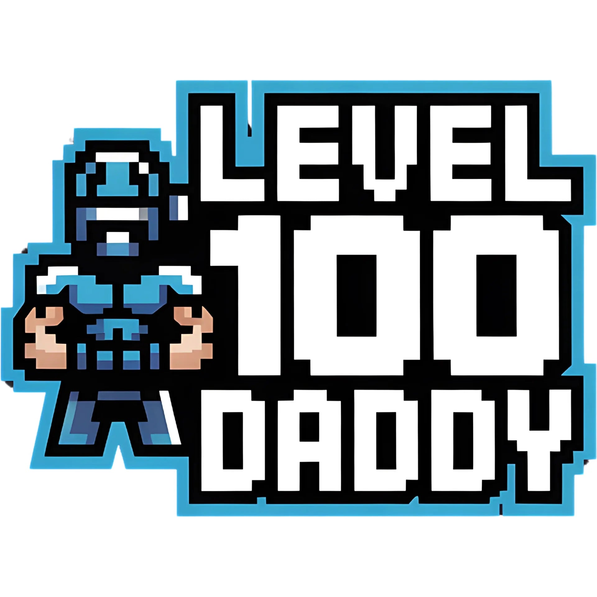 Bügelbild Daddy Level 100