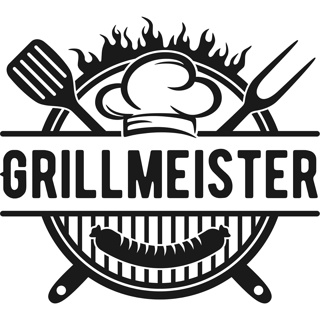 Bügelbild Der Grillmeister - S