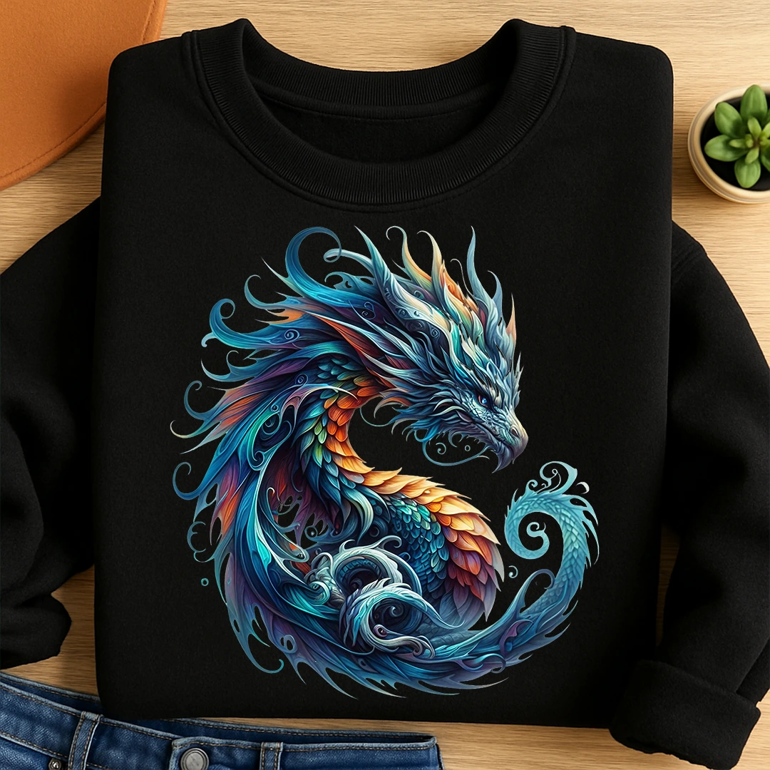 Bügelbild Drache Flammenwind Azaria