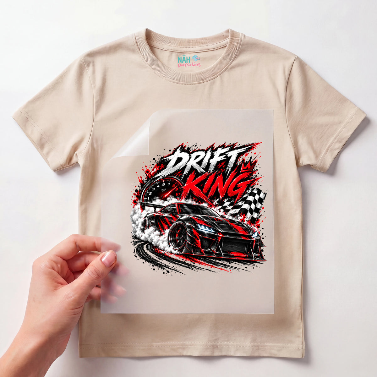 Bügelbild Drift King