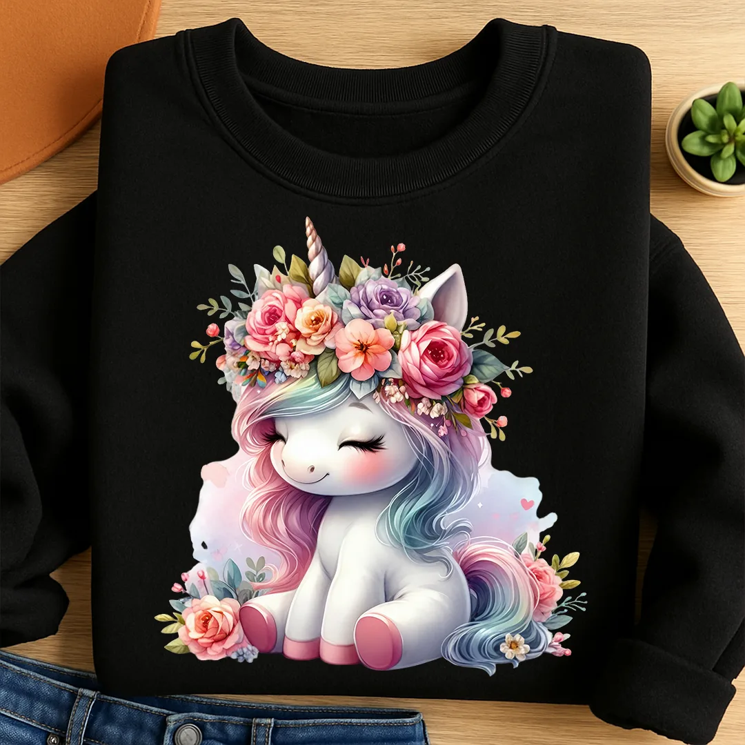 Bügelbild Einhorn Bella