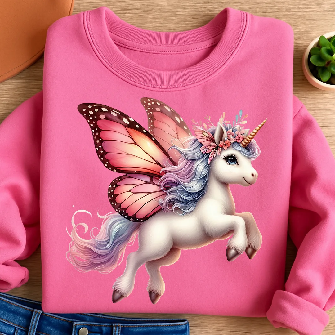Bügelbild Einhorn Elara Feenflug