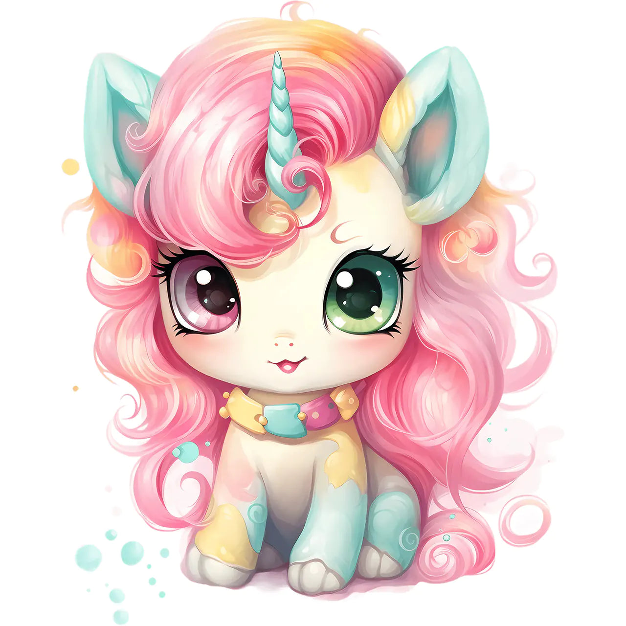 buegelbild-einhorn-pinky