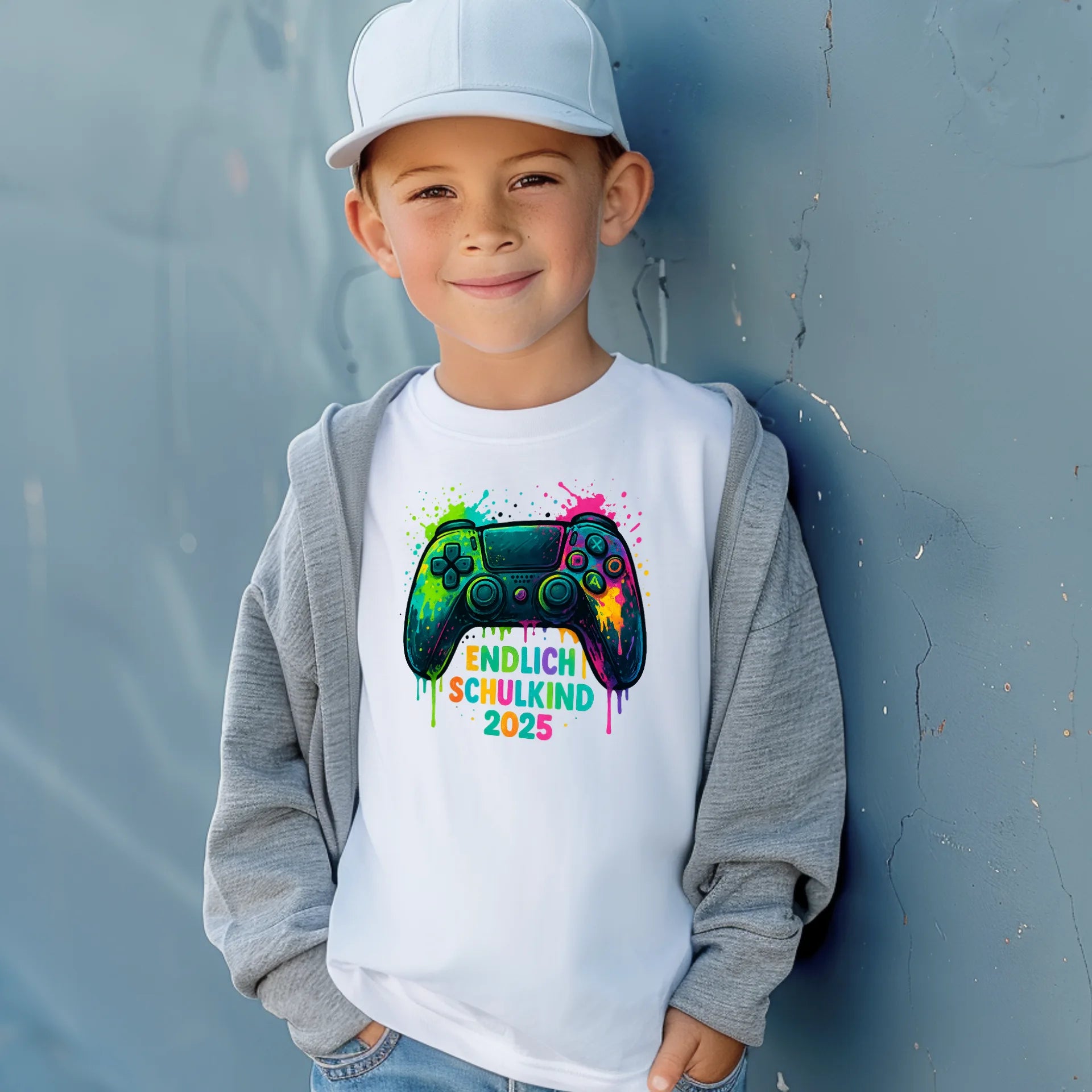 Bügelbild Endlich Schulkind Controller