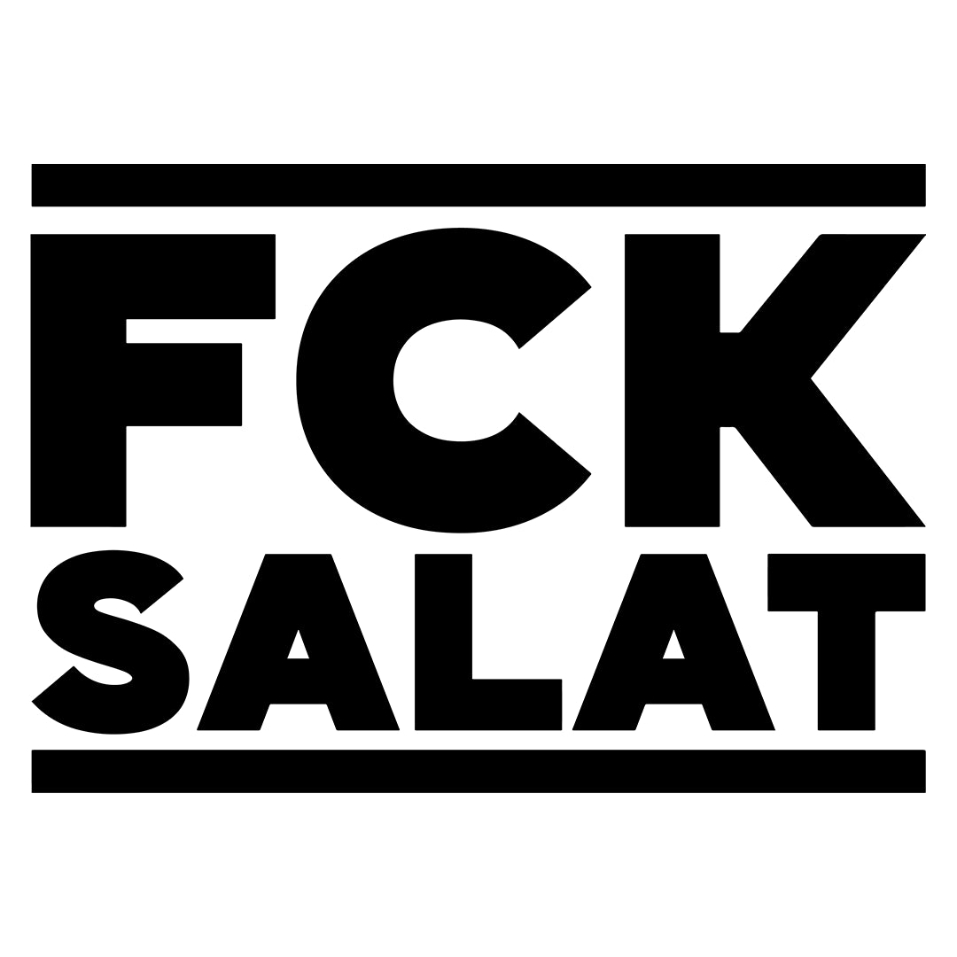 Bügelbild FCK SALAT - S