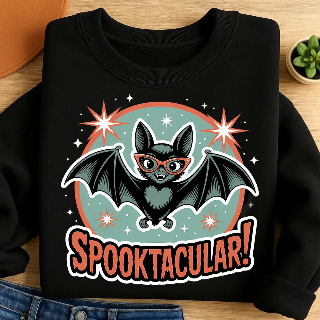 Bügelbild Fledermaus Spooktacular