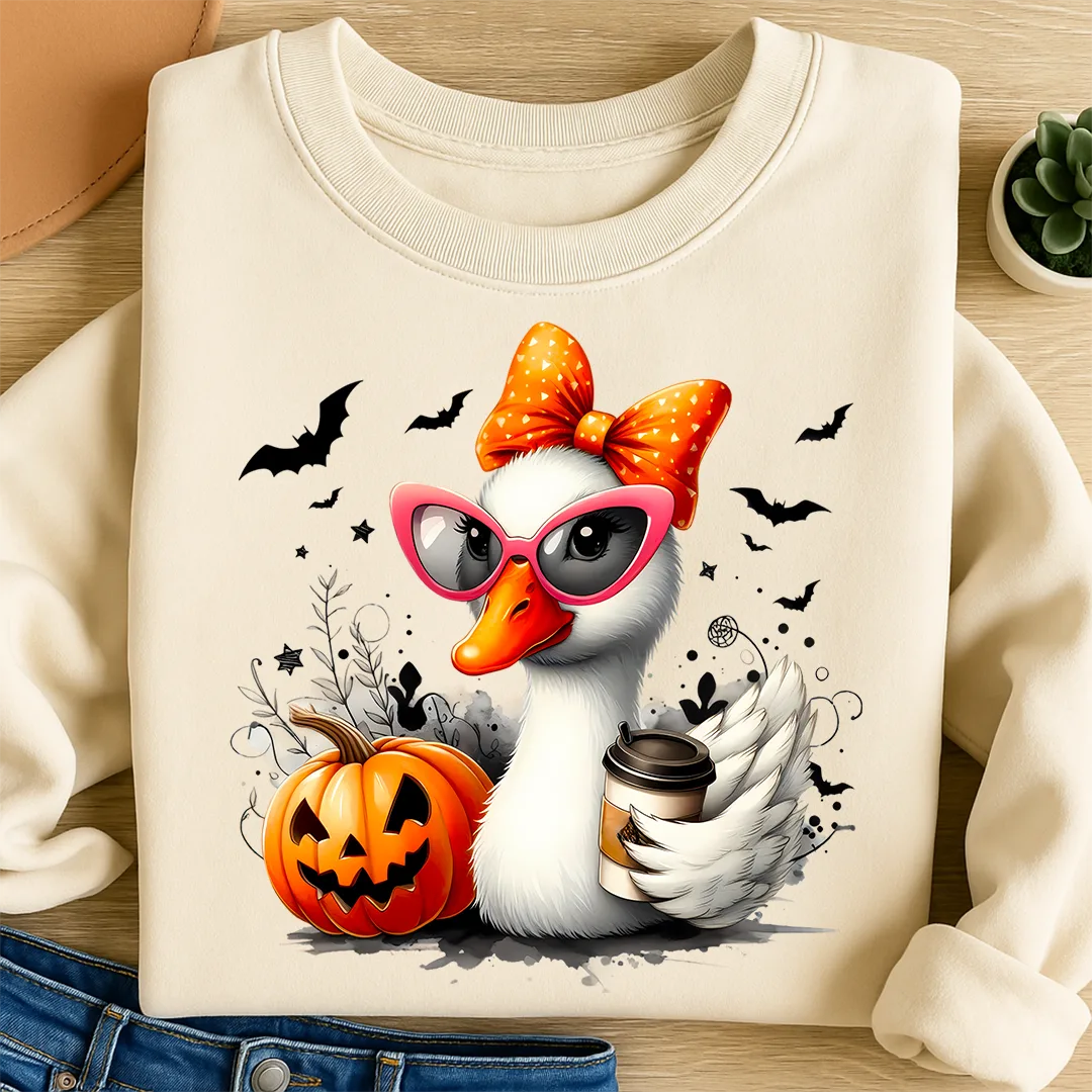Bügelbild Halloween Gans Gisela