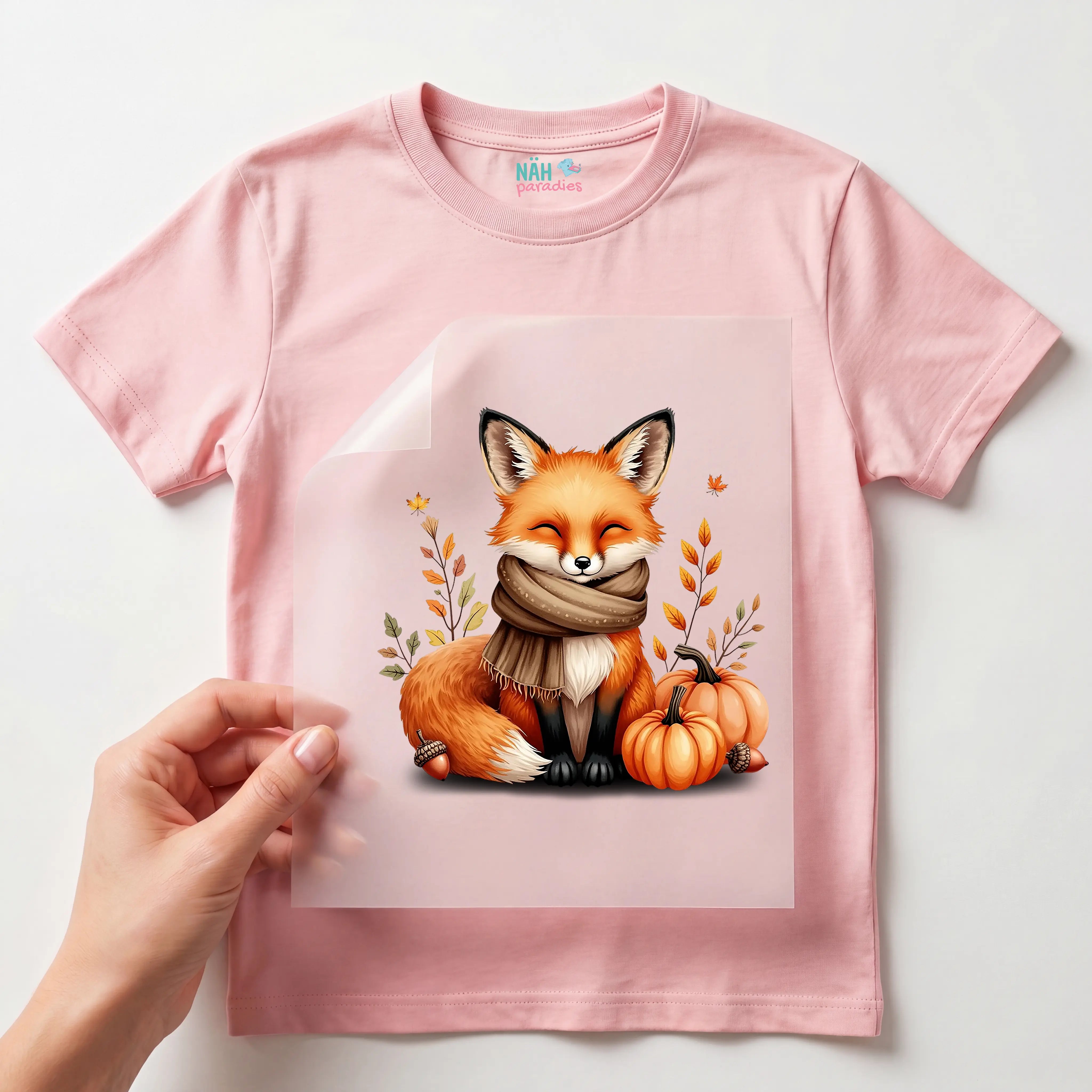 Bügelbild Fuchs Kuschelherbst