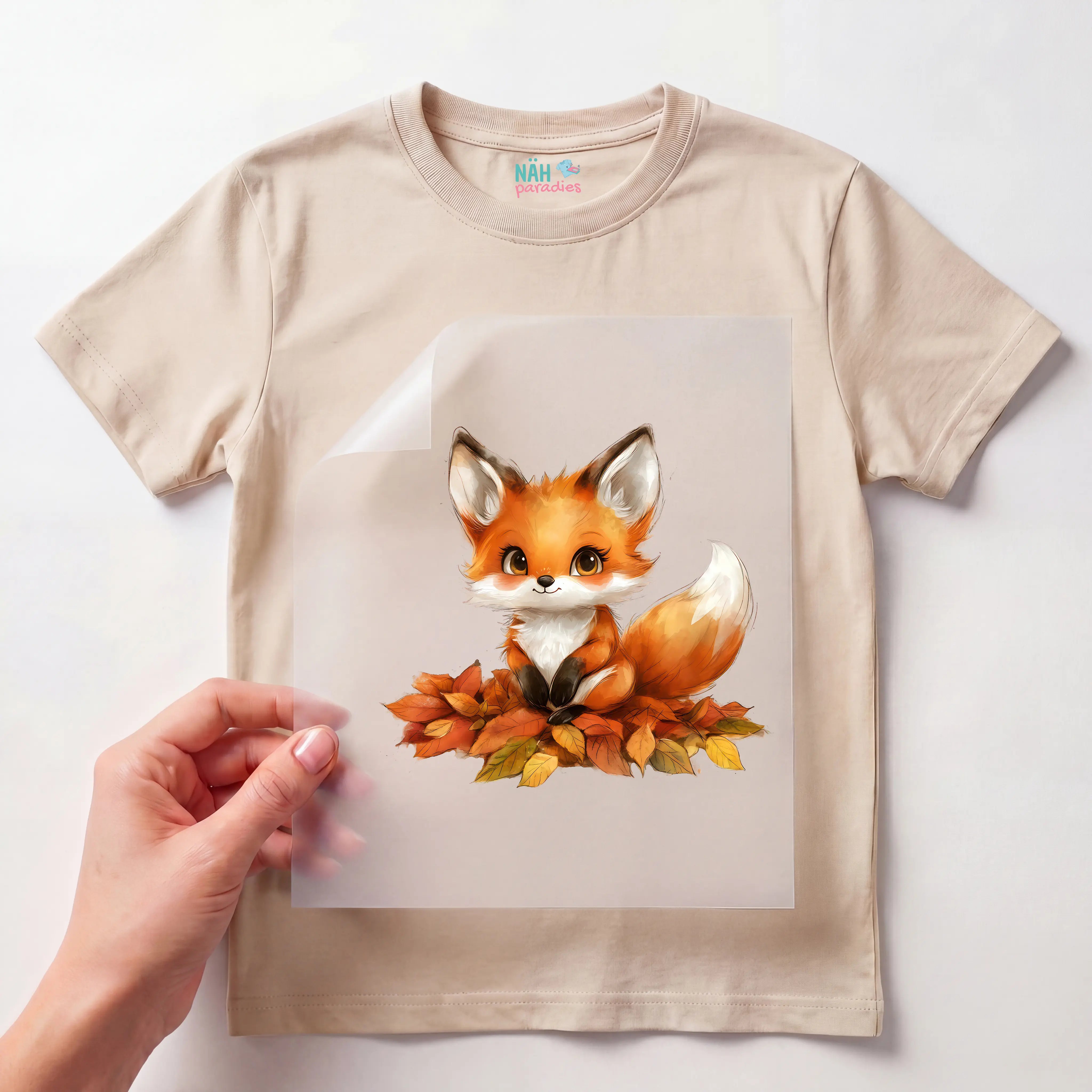 Bügelbild Fuchs Mimi im Goldherbst
