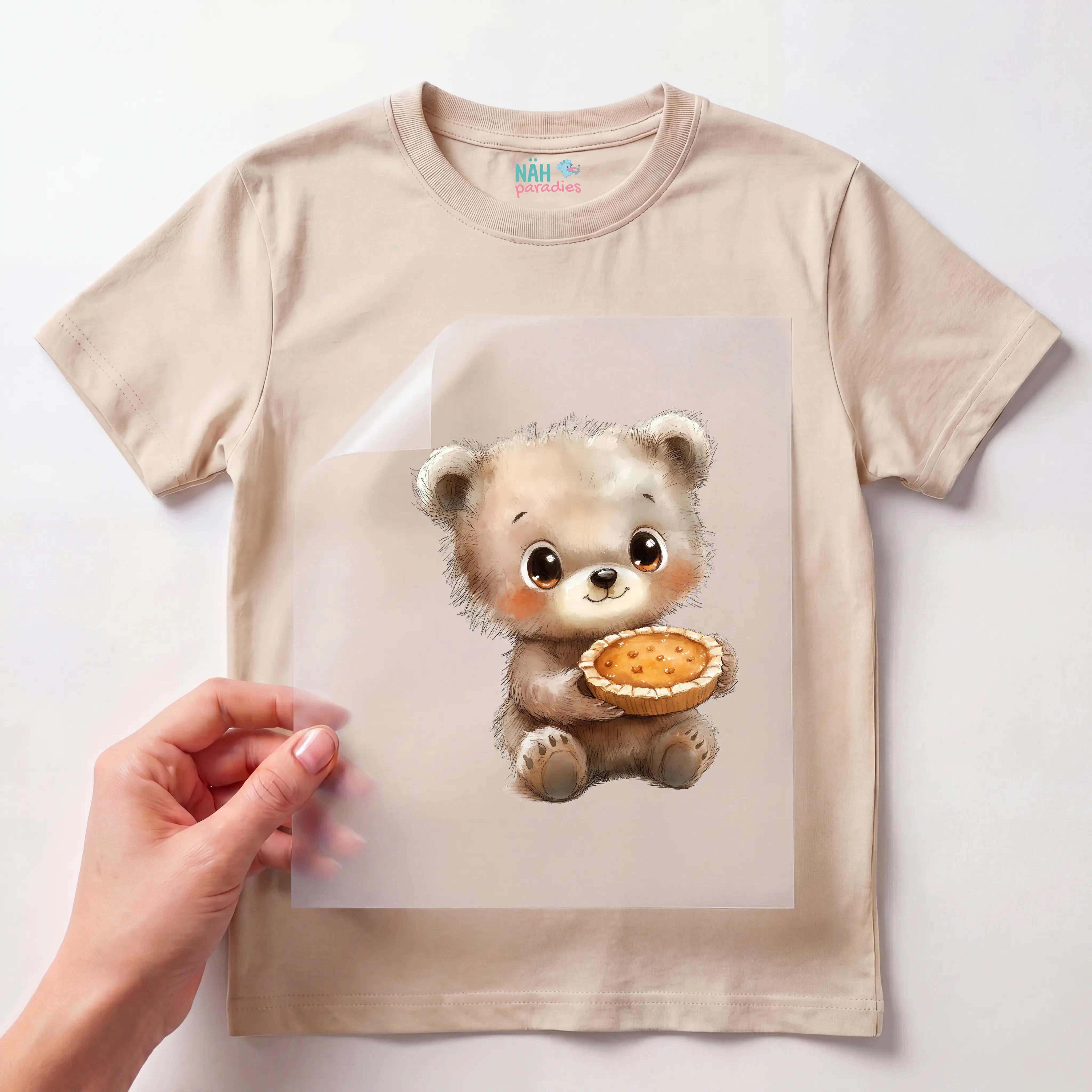 Bügelbild Süßschnute Bär