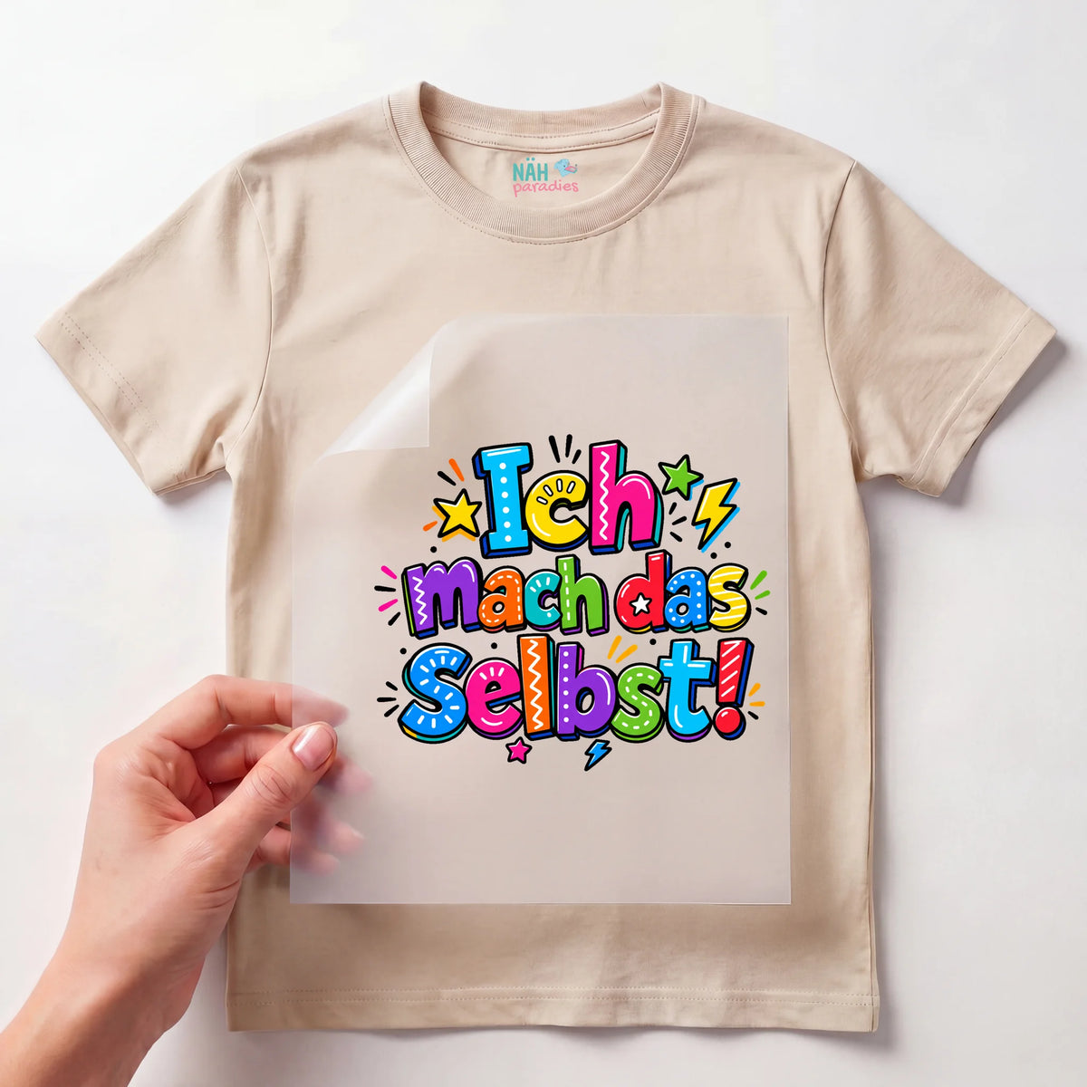 Bügelbild Ich mach das selbst