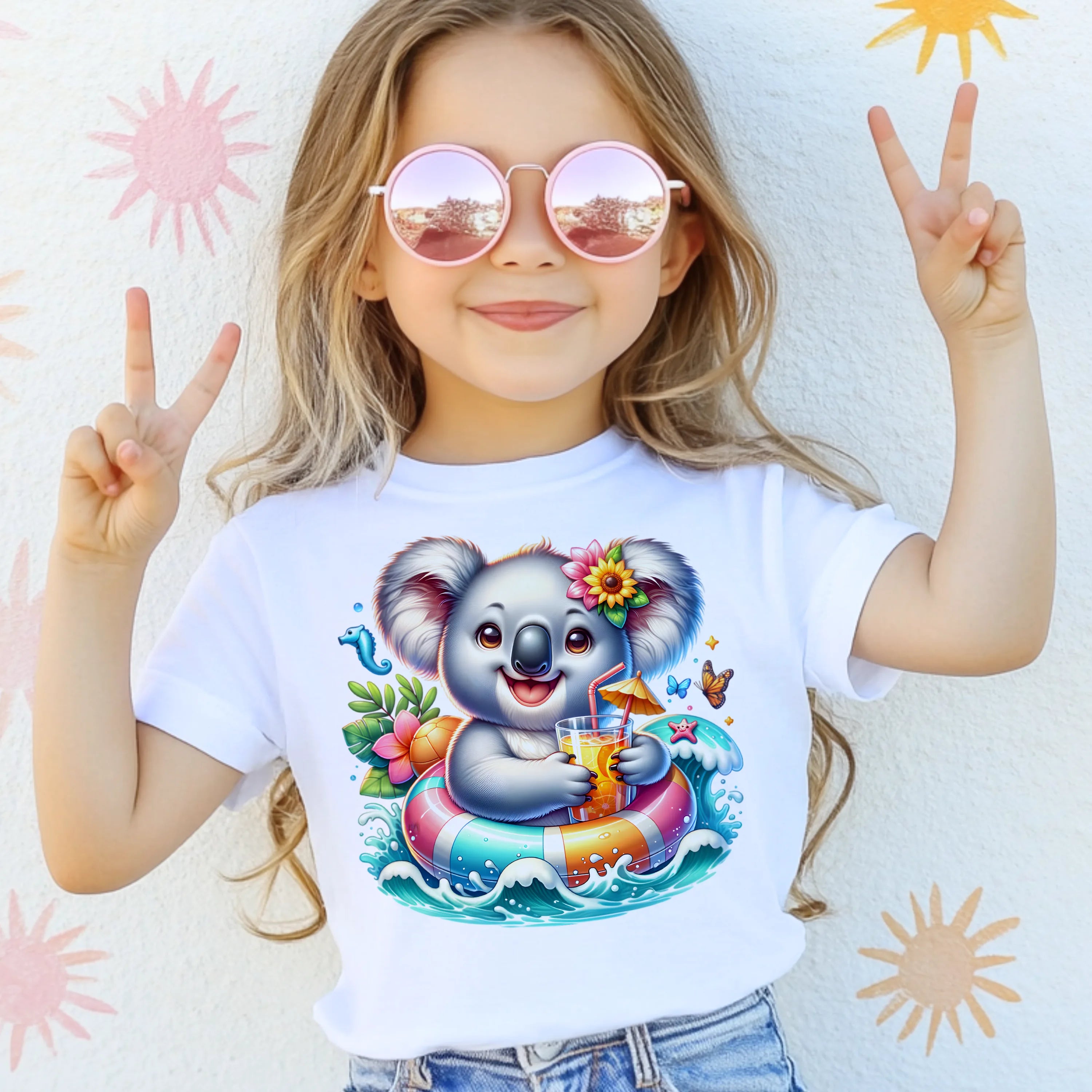 Bügelbild karibischer Koala Mimi