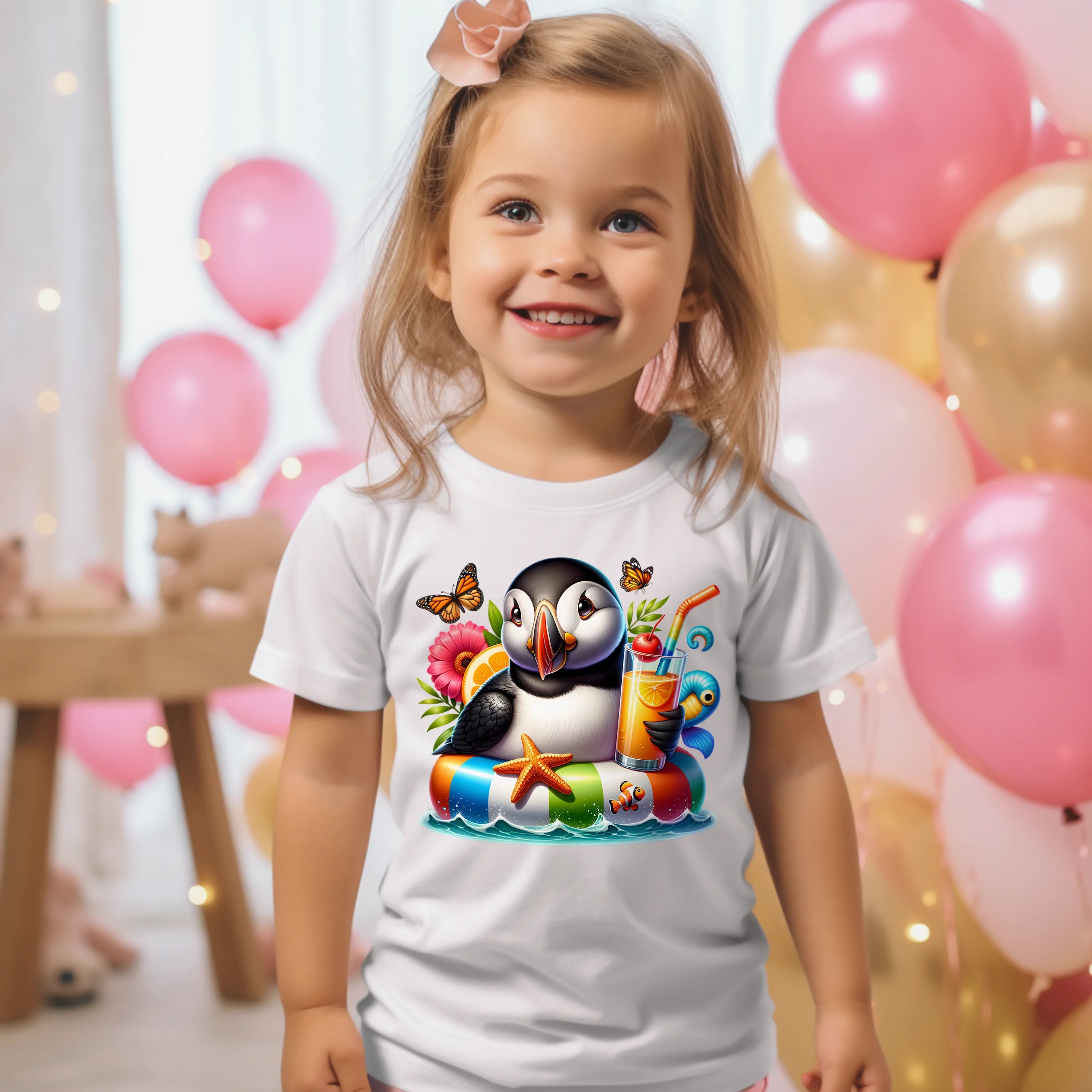 Bügelbild karibischer Puffin Momo