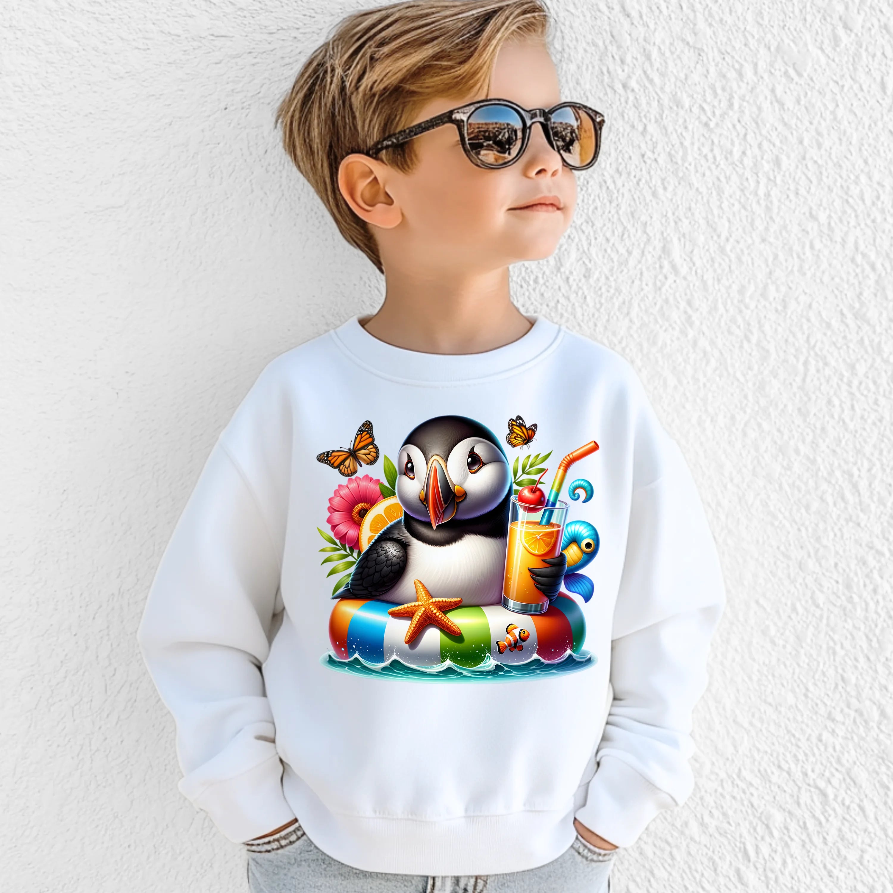 Bügelbild karibischer Puffin Momo