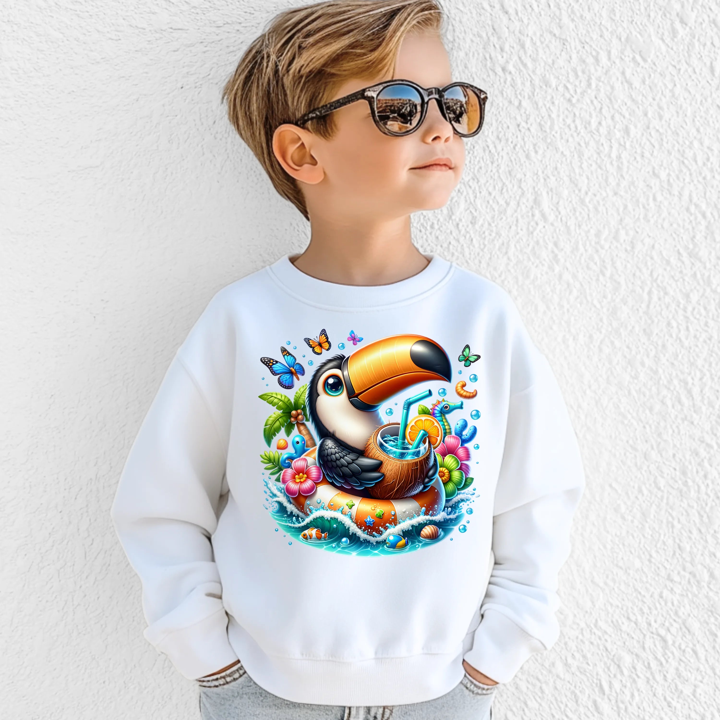 Bügelbild karibischer Tukan Dodo