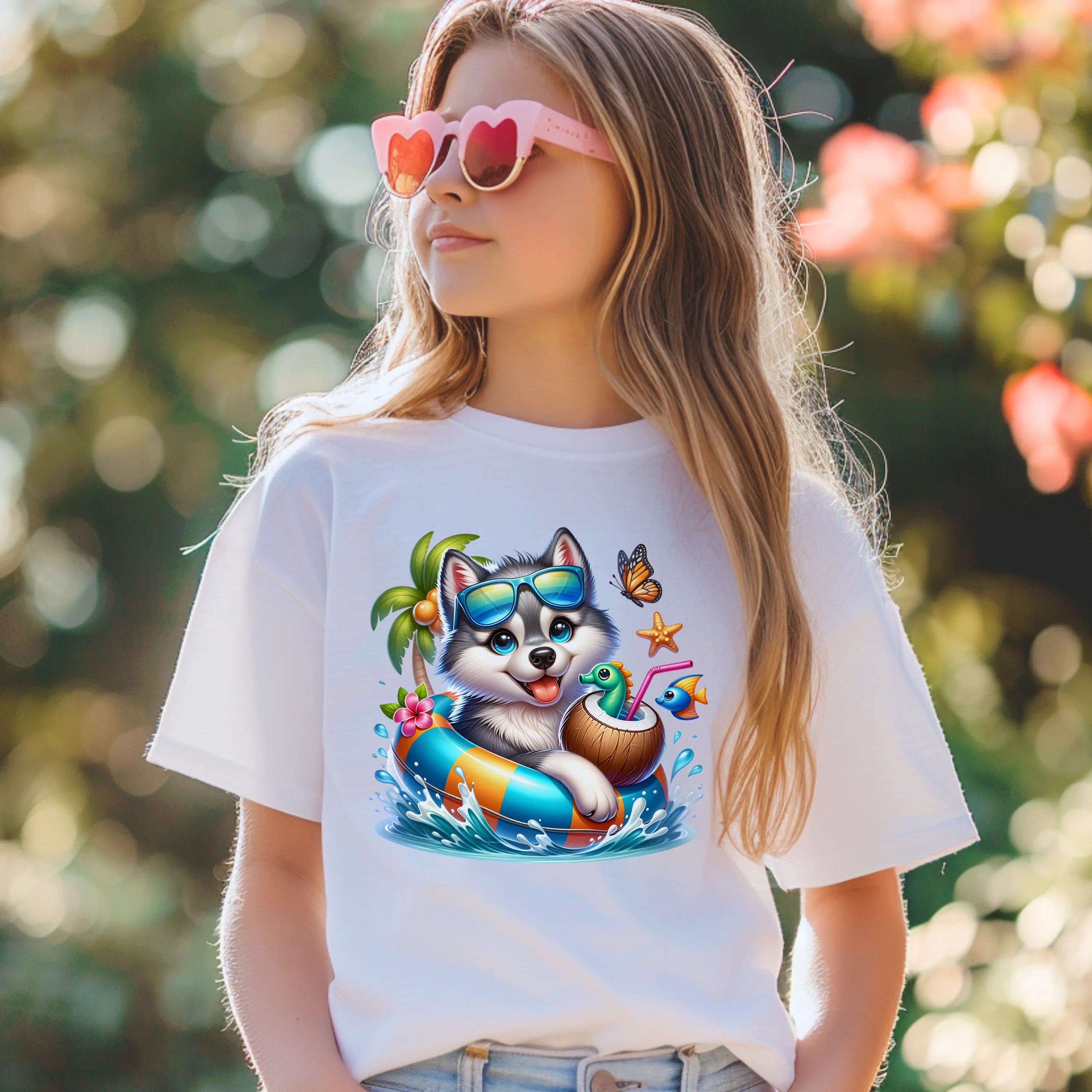 Bügelbild karibischer Wolf Snufi
