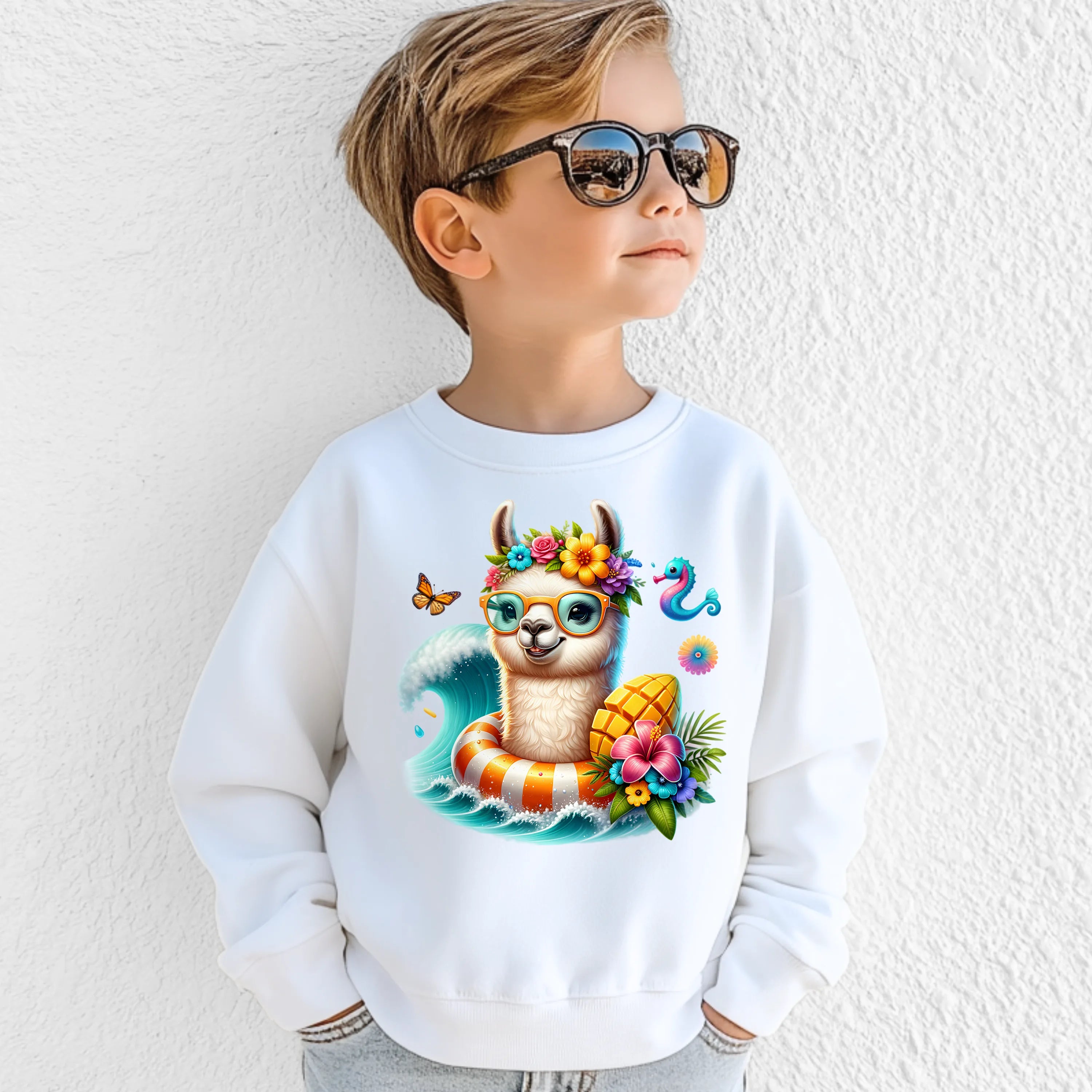 Bügelbild karibisches Lama Peppy