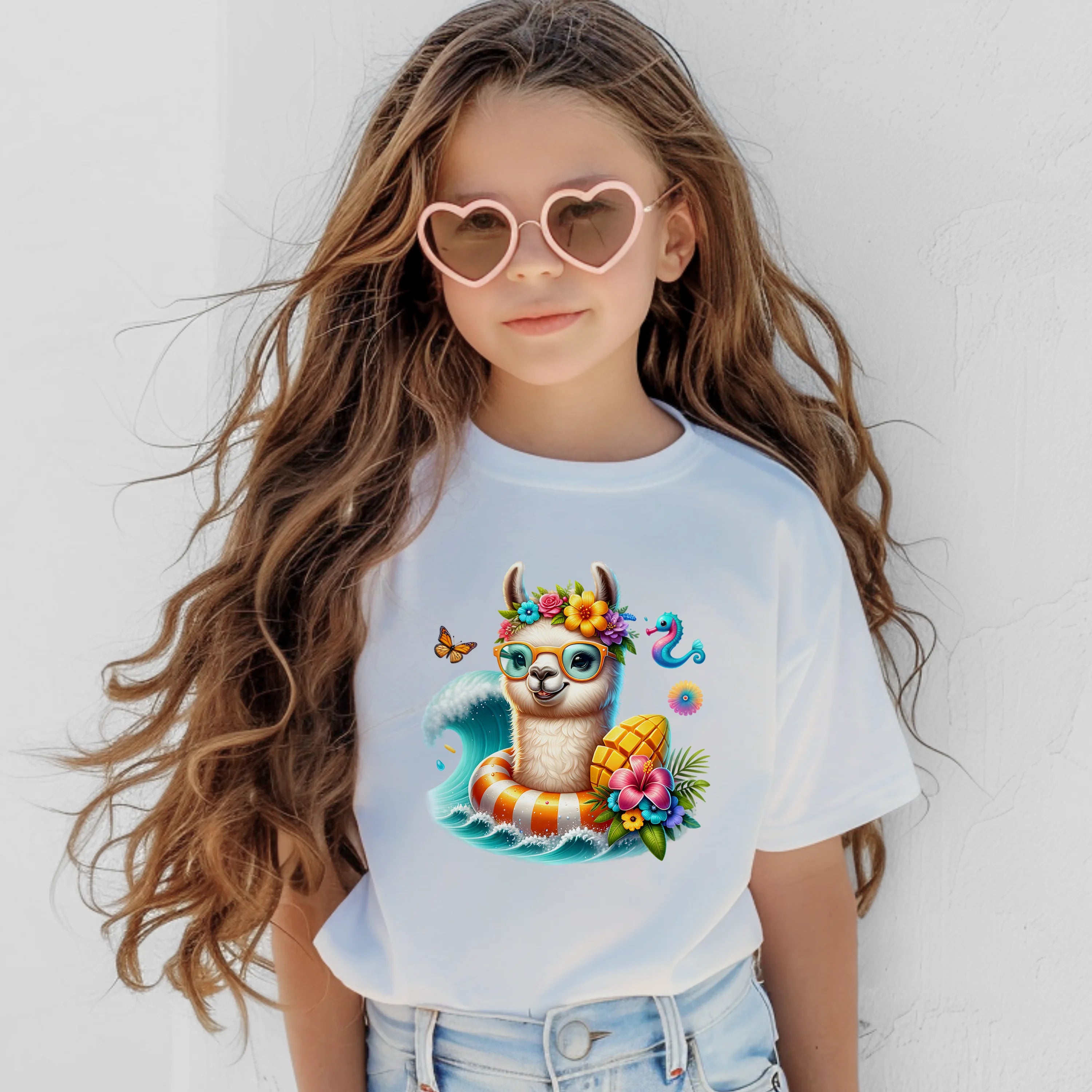 Bügelbild karibisches Lama Peppy