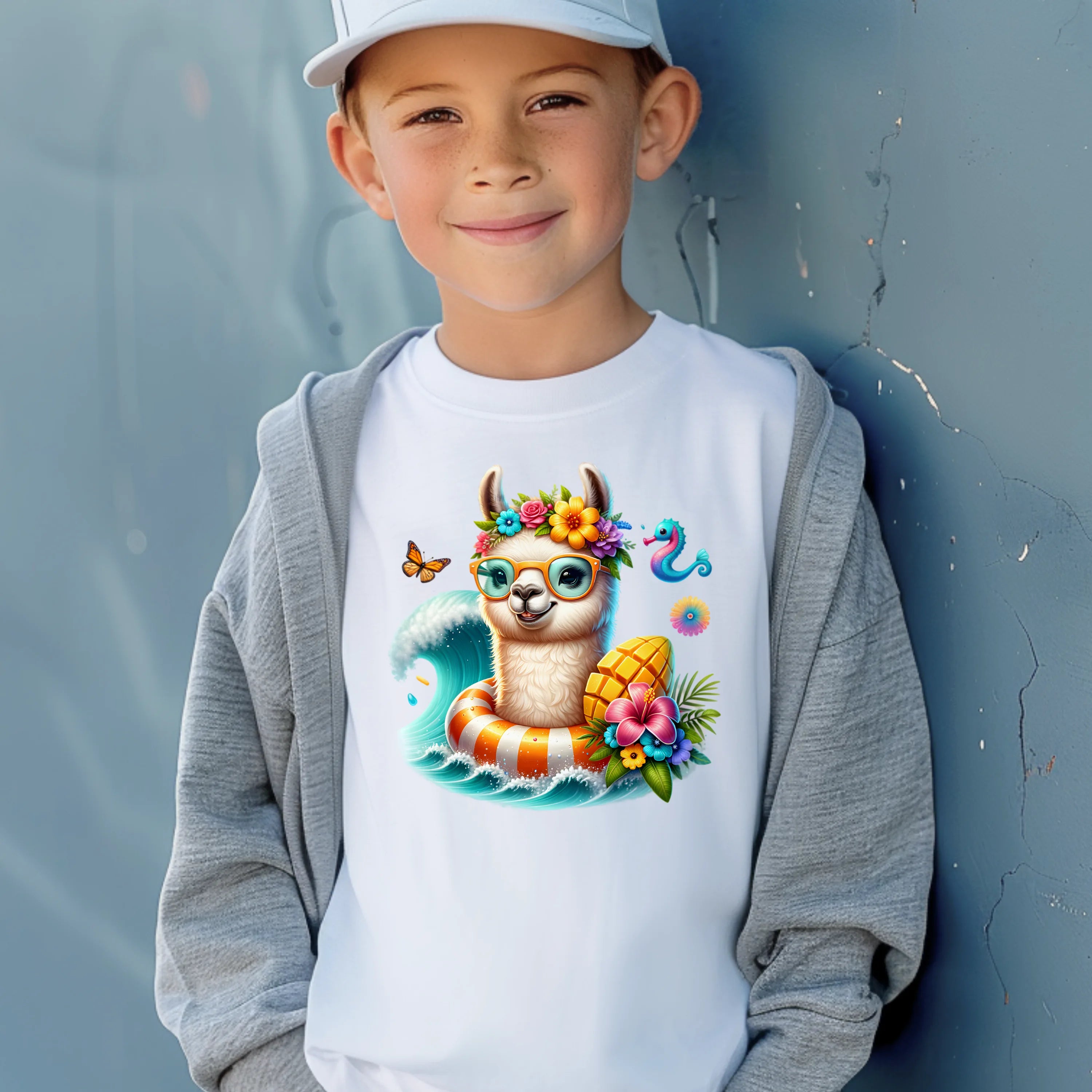 Bügelbild karibisches Lama Peppy