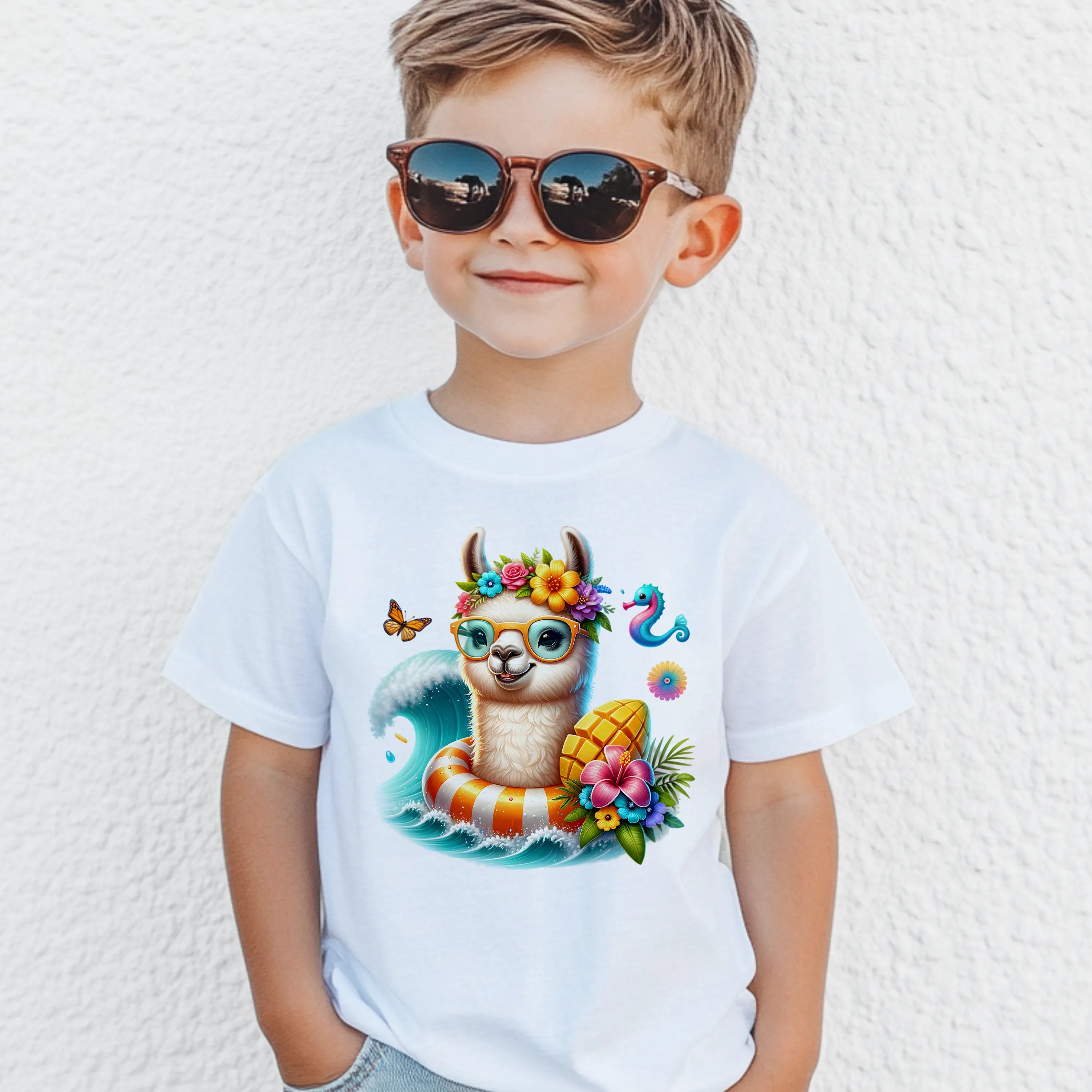 Bügelbild karibisches Lama Peppy