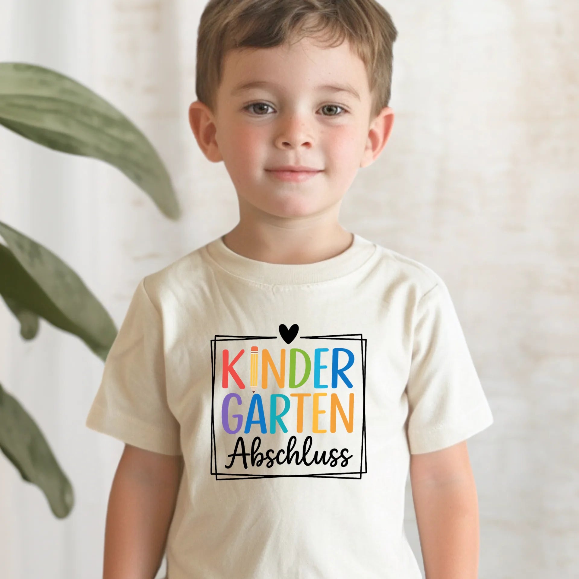 Bügelbild Kinder Garten Abschluss