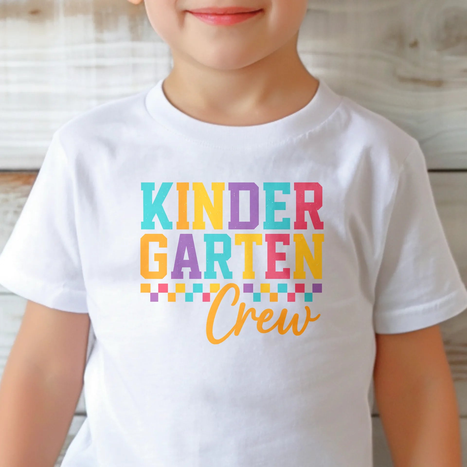 Bügelbild Kinder Garten Crew