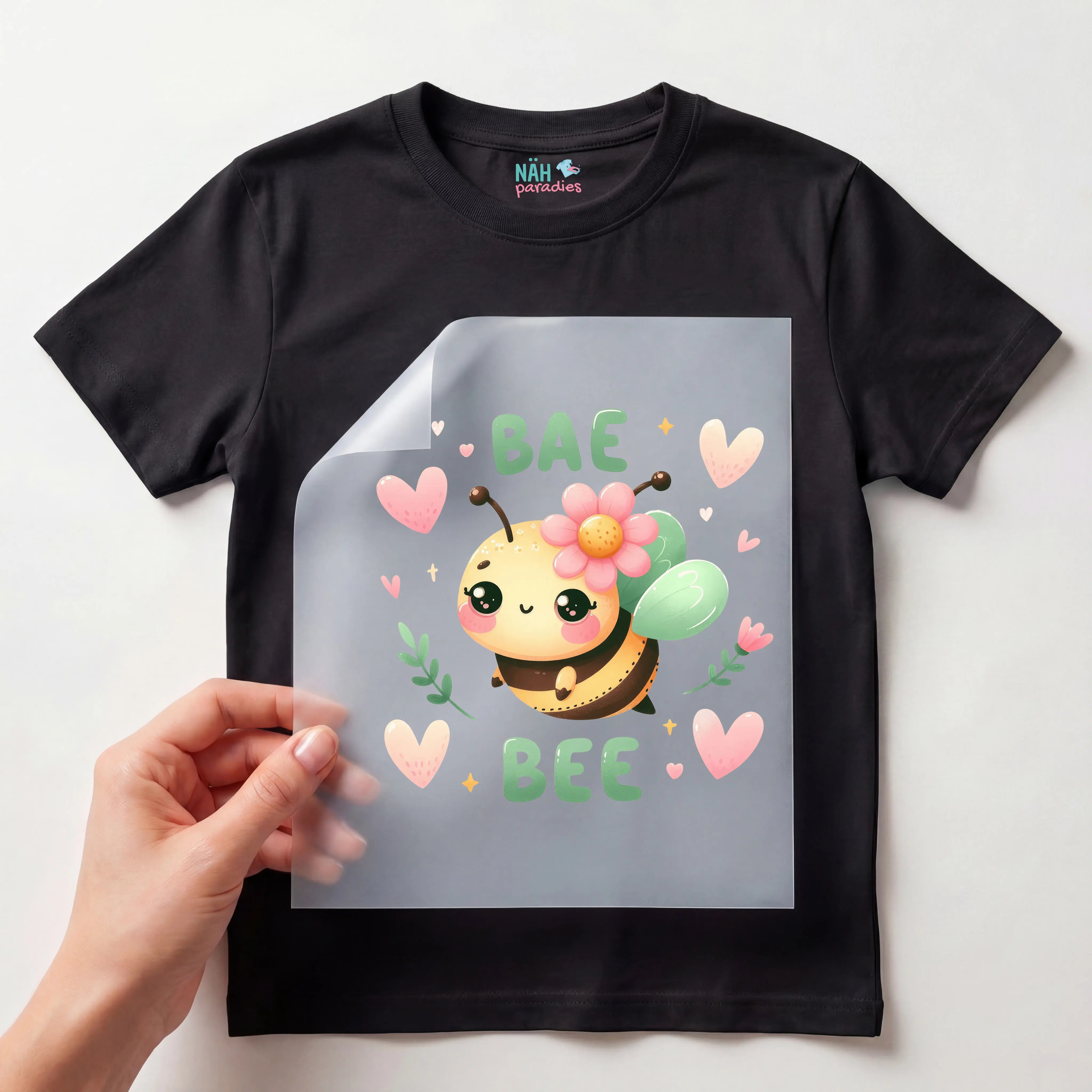 Bügelbild Biene Babybiene Frieda
