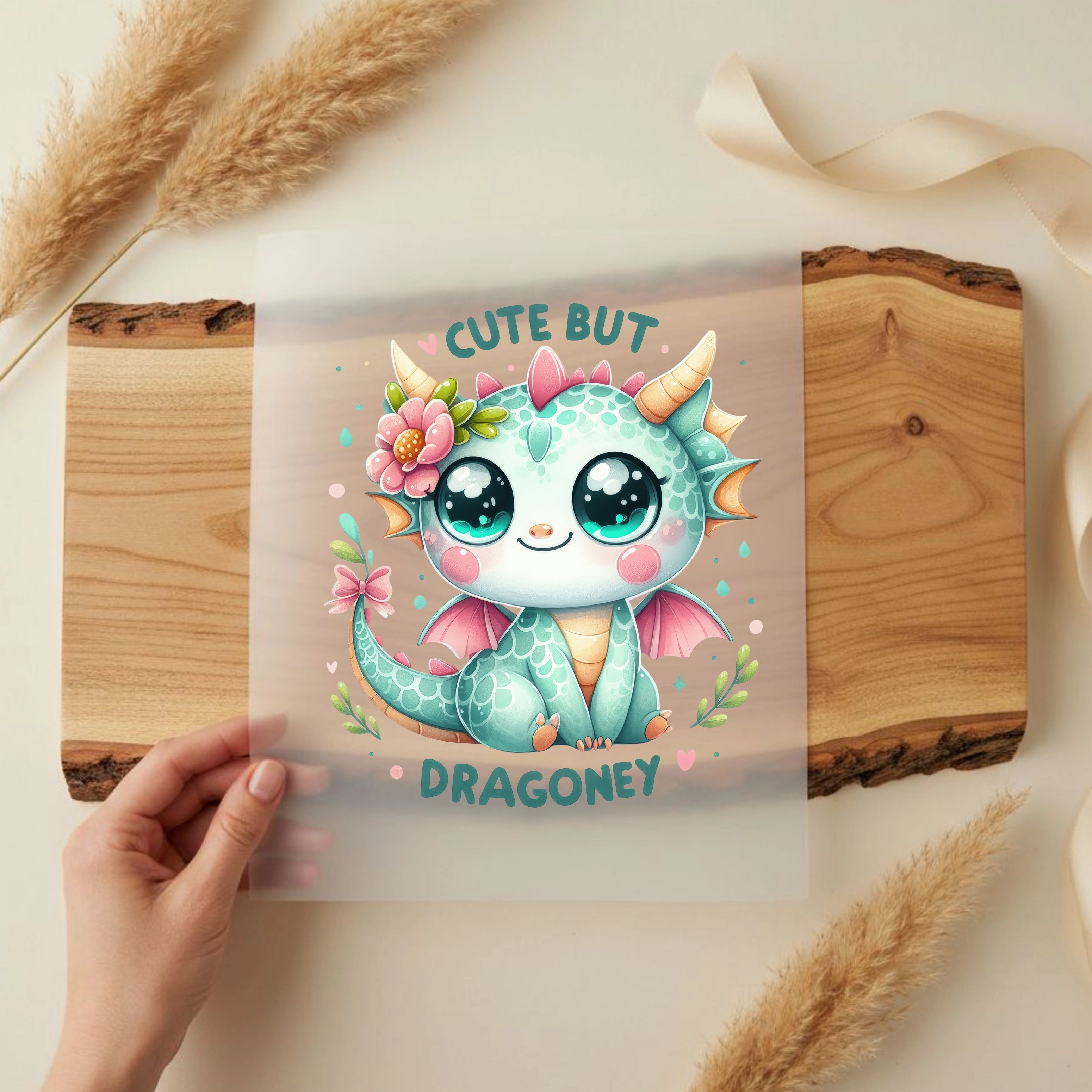 Bügelbild Drache Schmuseflügel Paul
