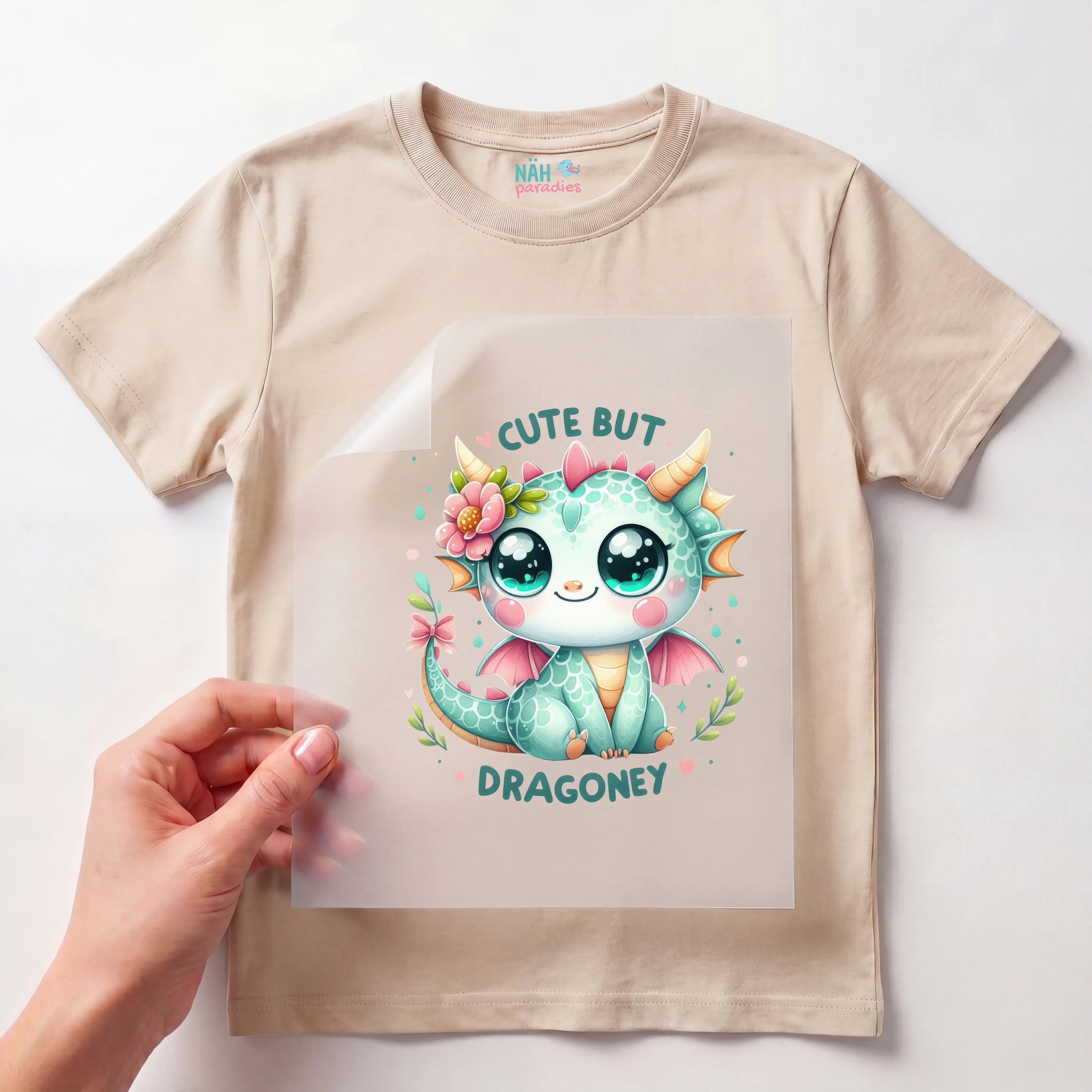Bügelbild Drache Schmuseflügel Paul