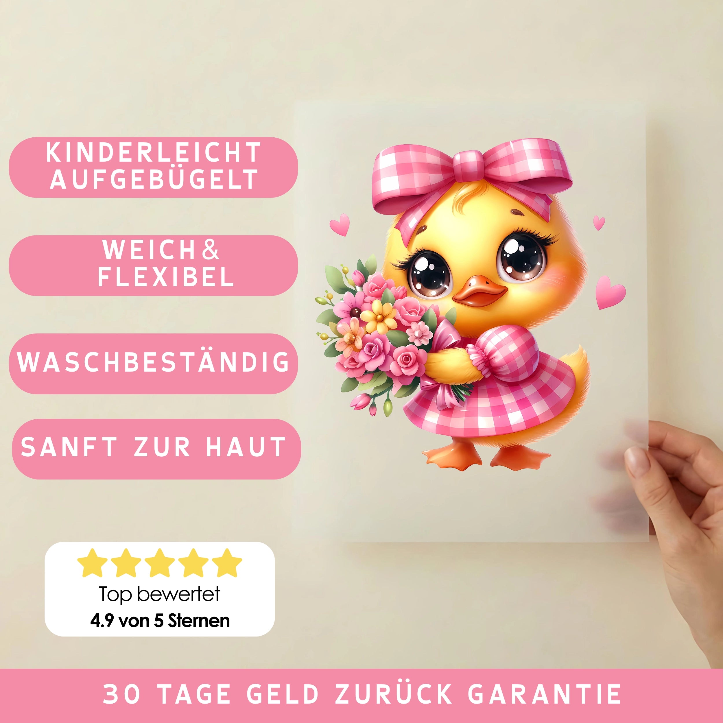 Bügelbild Küken Frühlingskind Mimmi