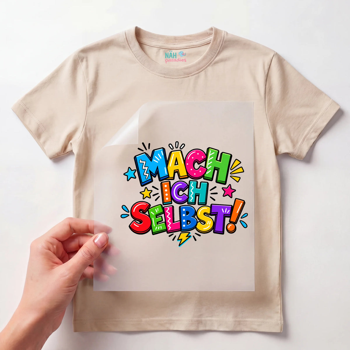 Bügelbild Mach ich selbst